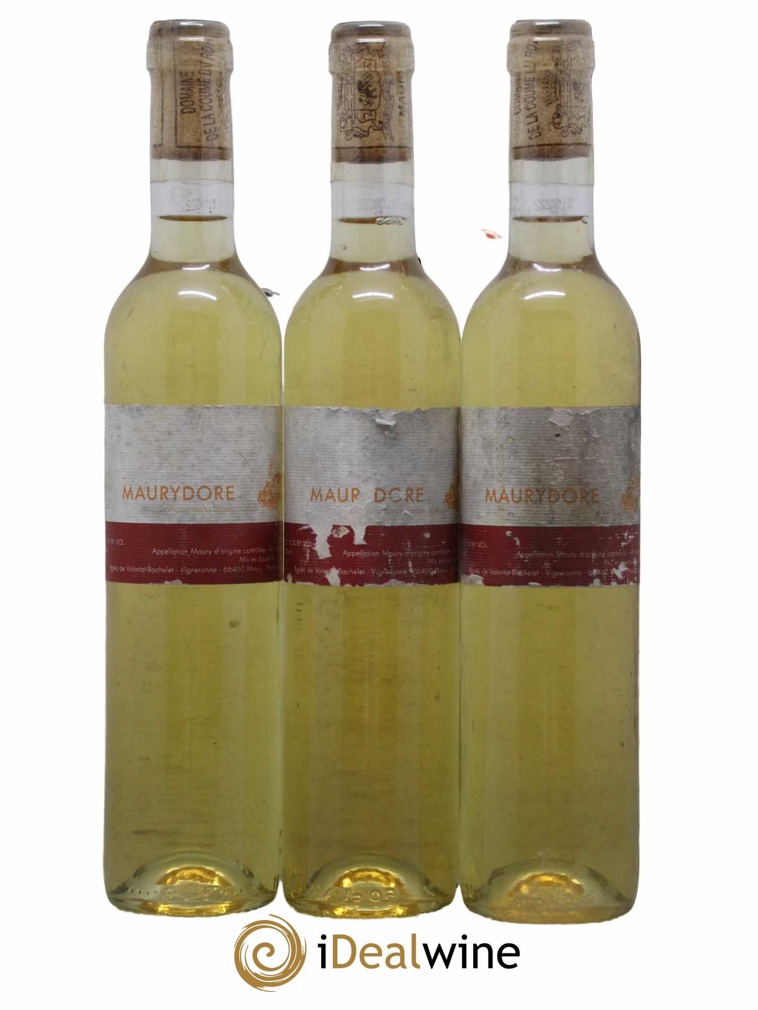Maury Vin Doux Naturel Doré Domaine de la Coume du Roy 50 Cl - Lot de 3 bouteilles - 0