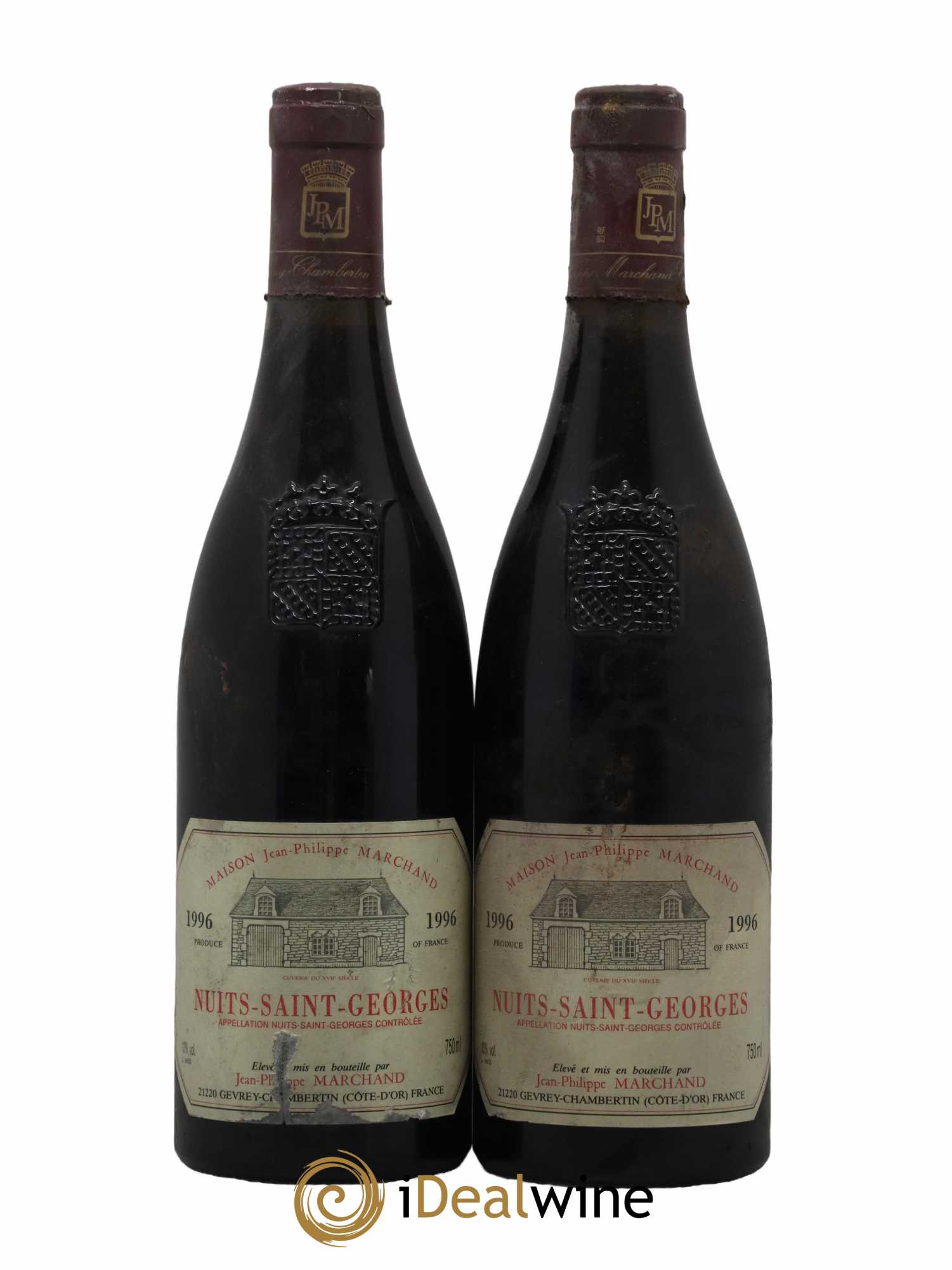 Nuits-Saint-Georges Domaine Marchand 1996 - Lot de 2 bouteilles - 0