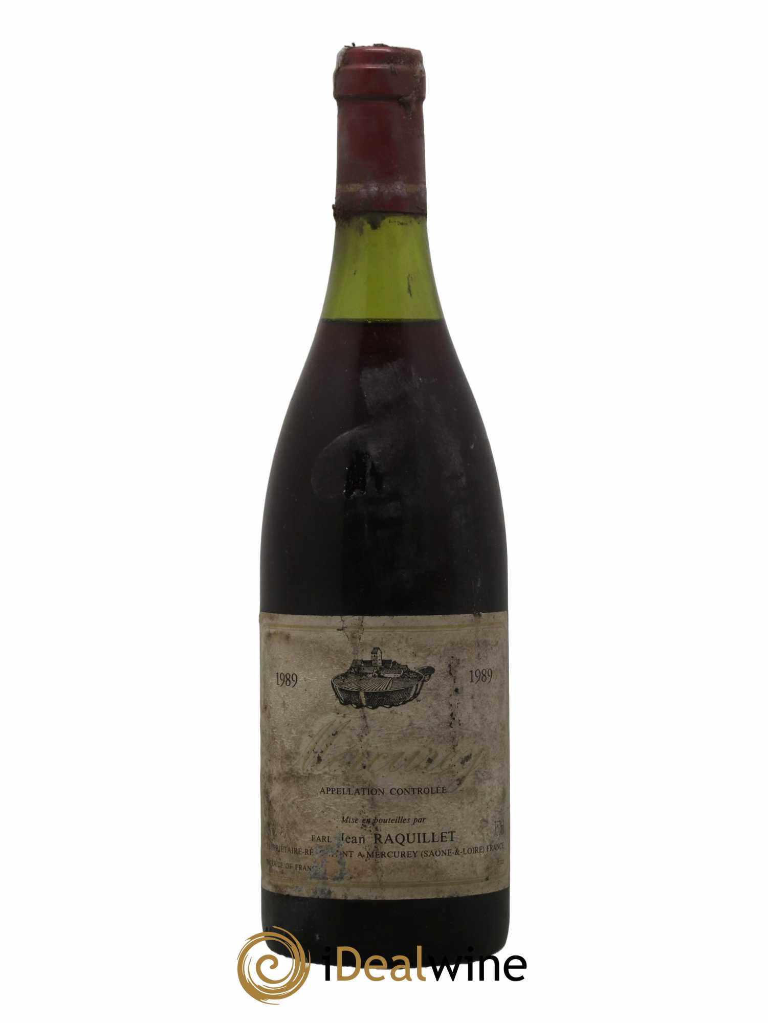 Mercurey Domaine Jean Raquillet 1989 - Lot de 1 bouteille - 0