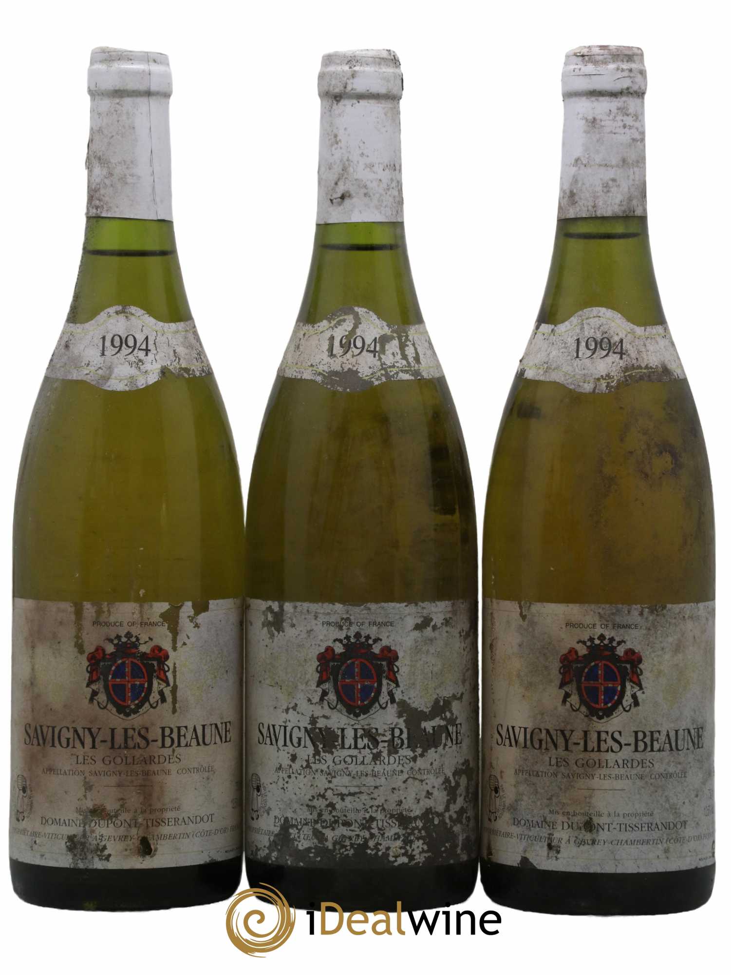 Savigny-lès-Beaune Les Gollardes Domaine Dupont-Tisserandot 1994 - Lot de 3 bouteilles - 0