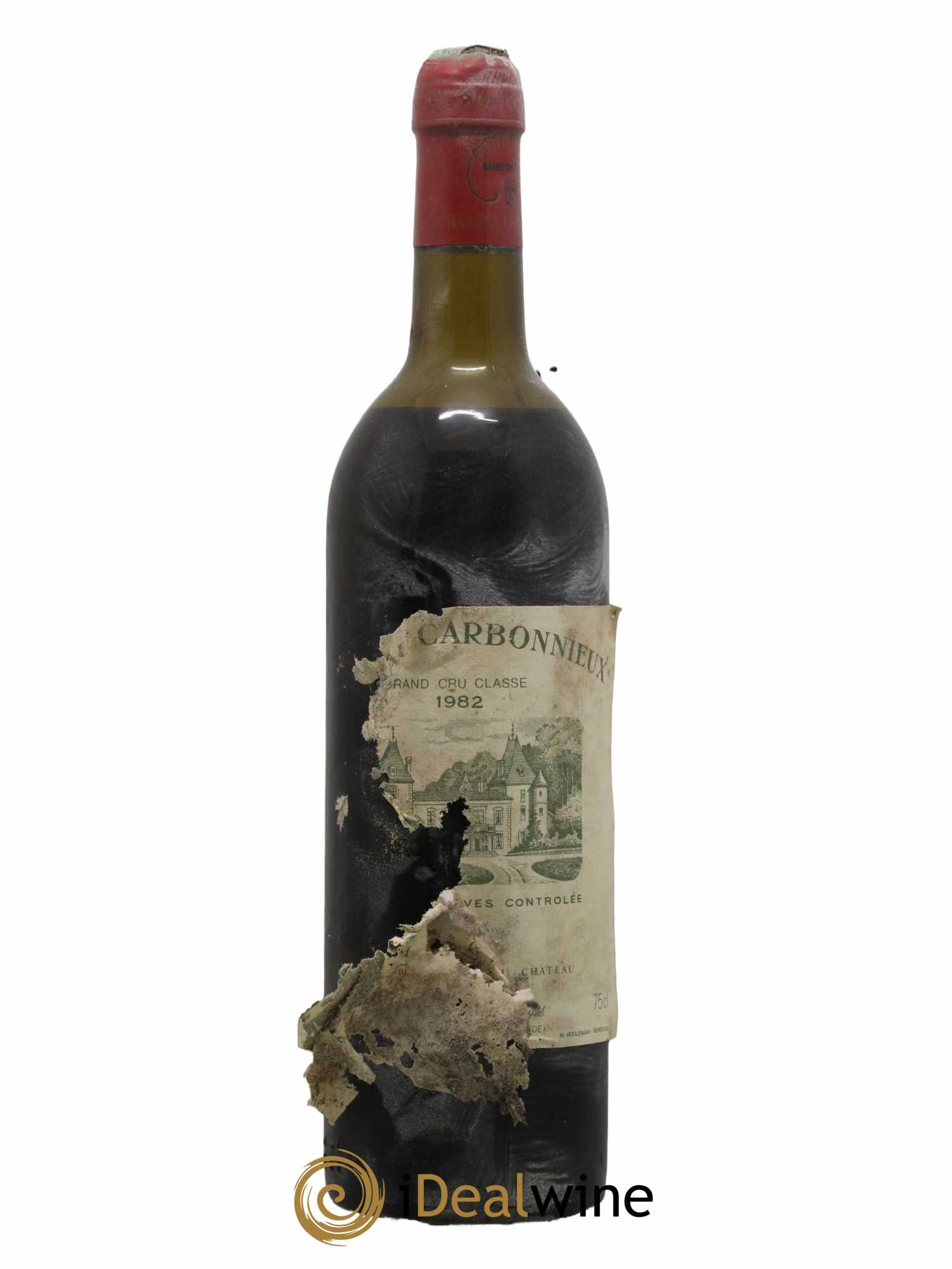 Château Carbonnieux Cru Classé de Graves 1982 - Lot de 1 bouteille - 0