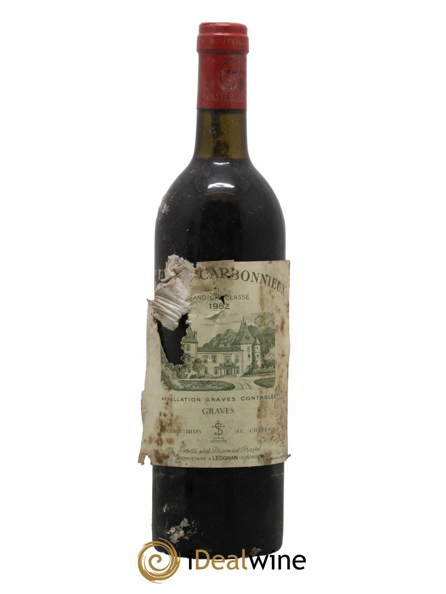 Château Carbonnieux Cru Classé de Graves 1982 - Lot de 1 bouteille - 0