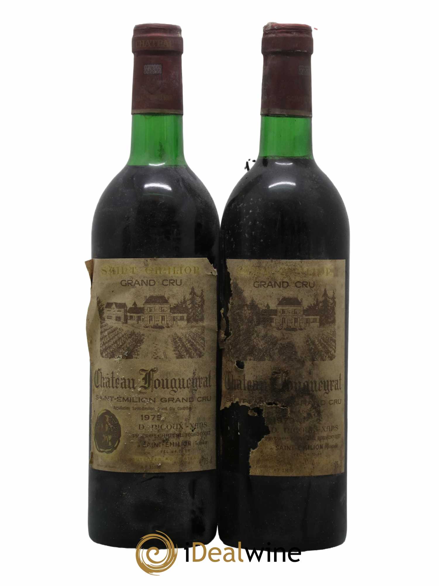 Château Fougueyrat 1979 - Lot de 2 bouteilles - 0
