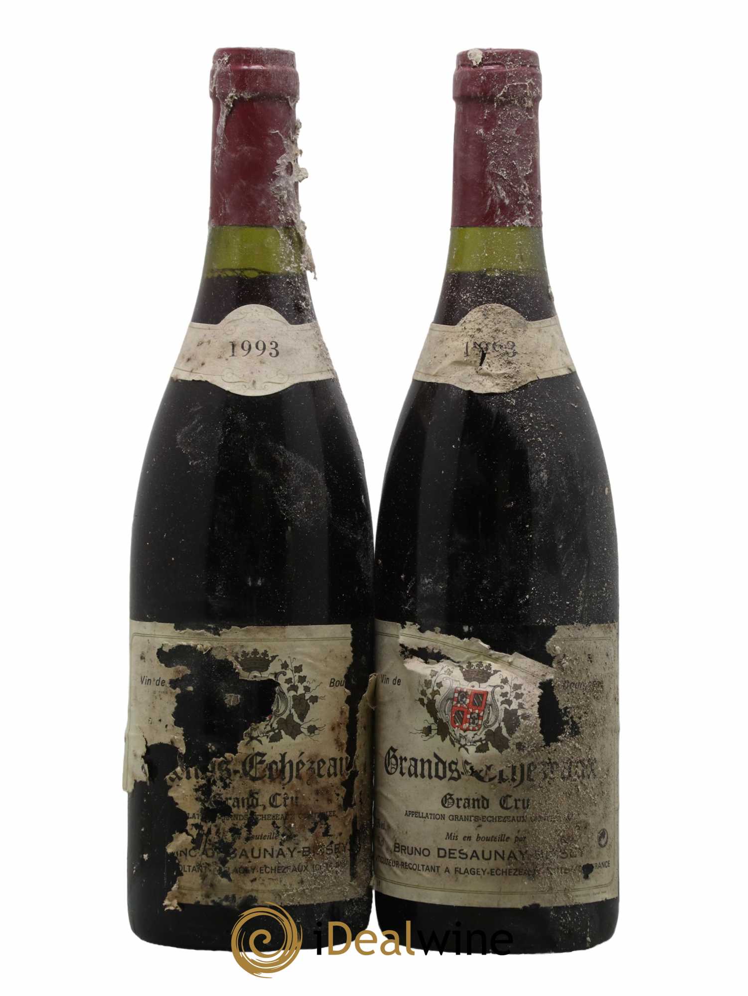 Grands-Echezeaux Grand Cru Domaine Desaunay Bissey 1993 - Lot de 2 bouteilles - 0