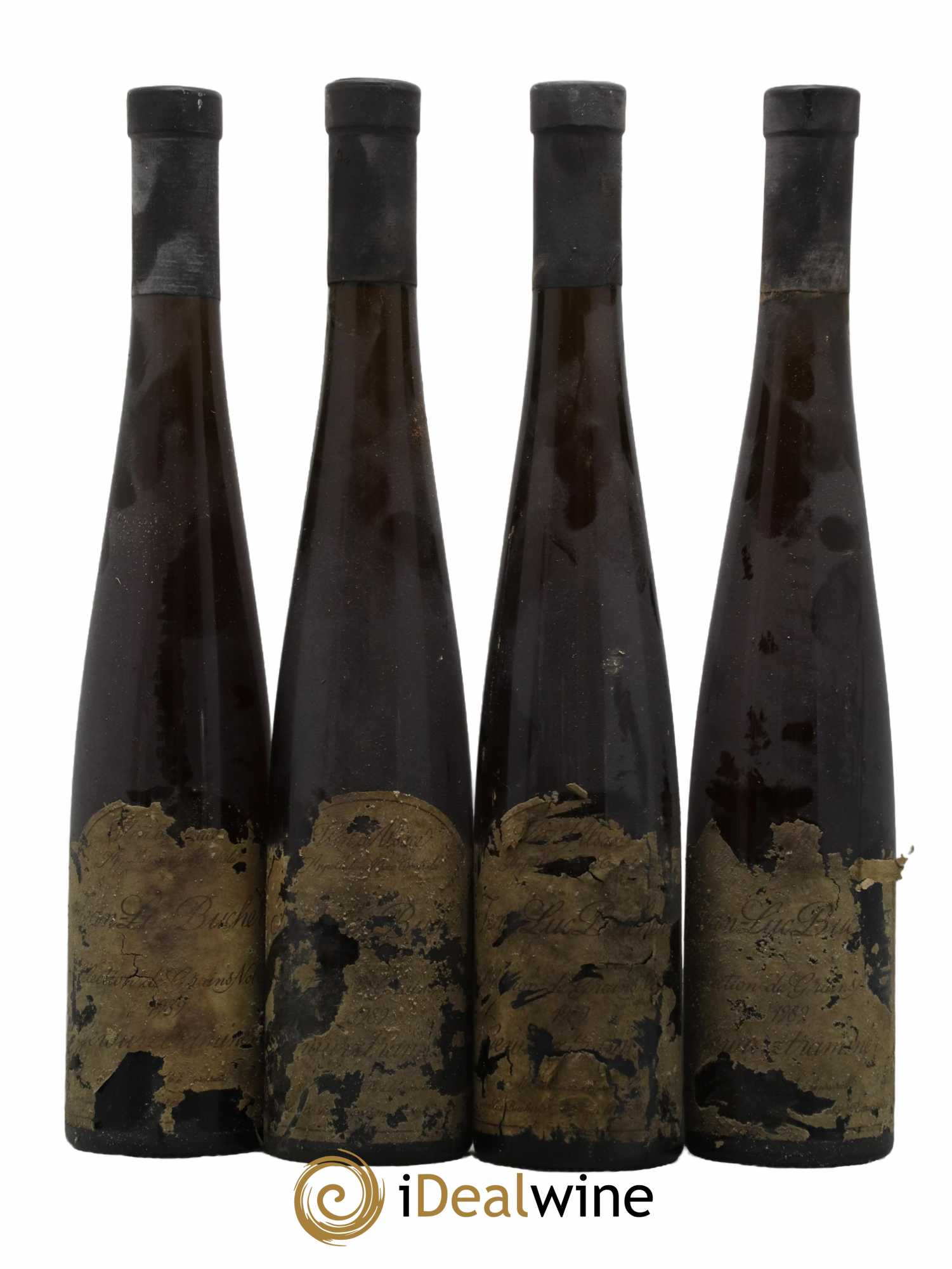 Alsace Gewurztraminer Sélection Grains Nobles Domaine Bucher 50 cL 1989 - Lotto di 4 bottiglie - 0