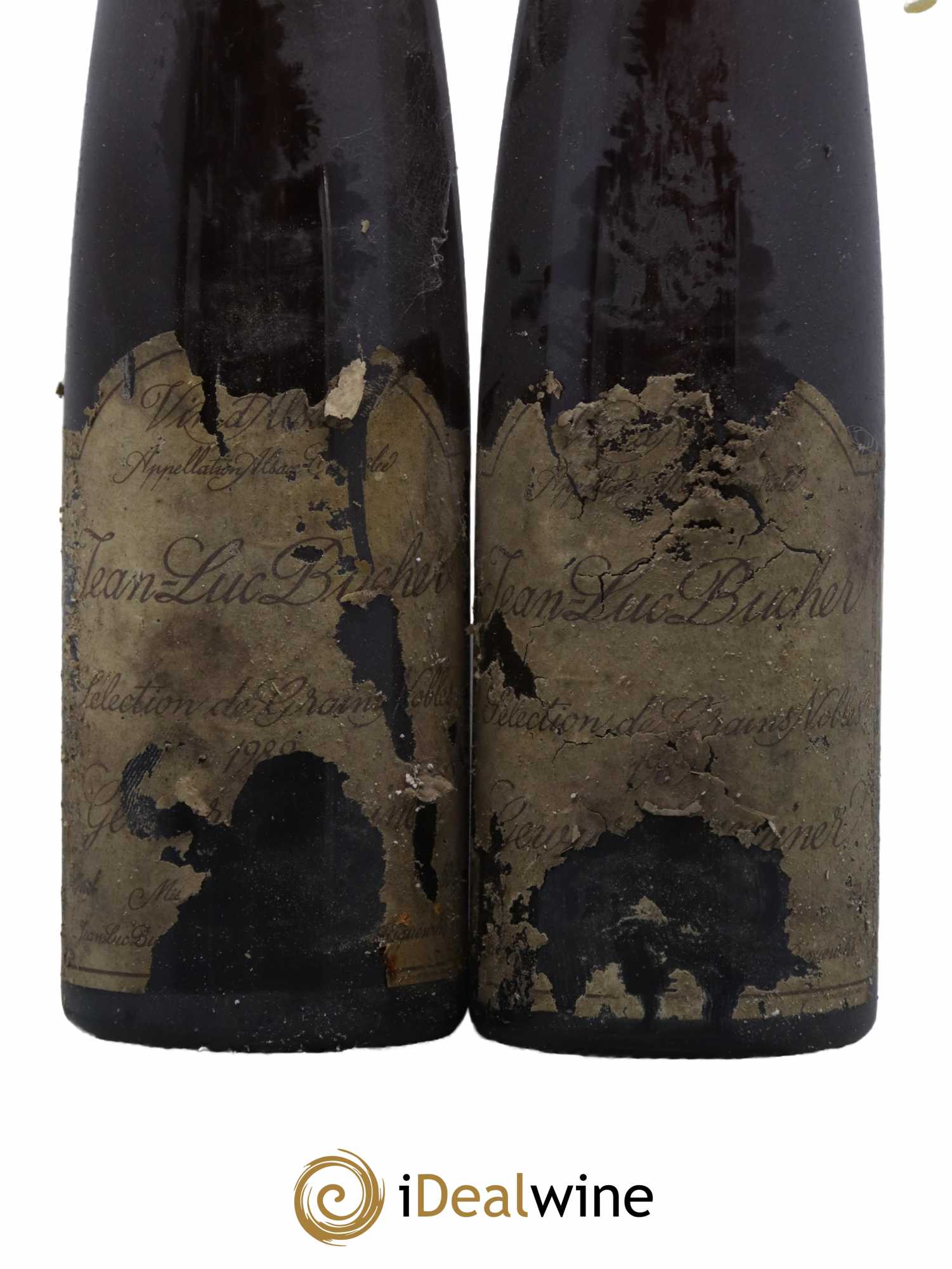Alsace Gewurztraminer Sélection Grains Nobles Domaine Bucher 50 cL 1989 - Lotto di 2 bottiglie - 1