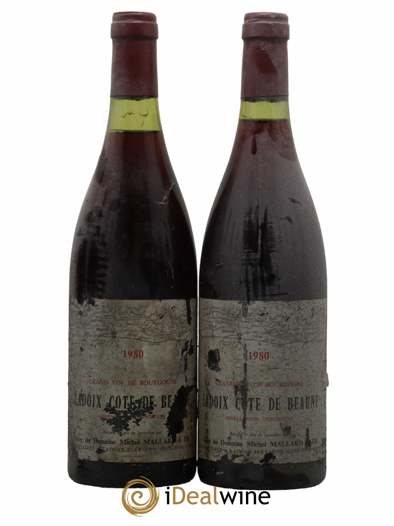 Ladoix Michel Mallard 1980 - Lot de 2 bouteilles - 0