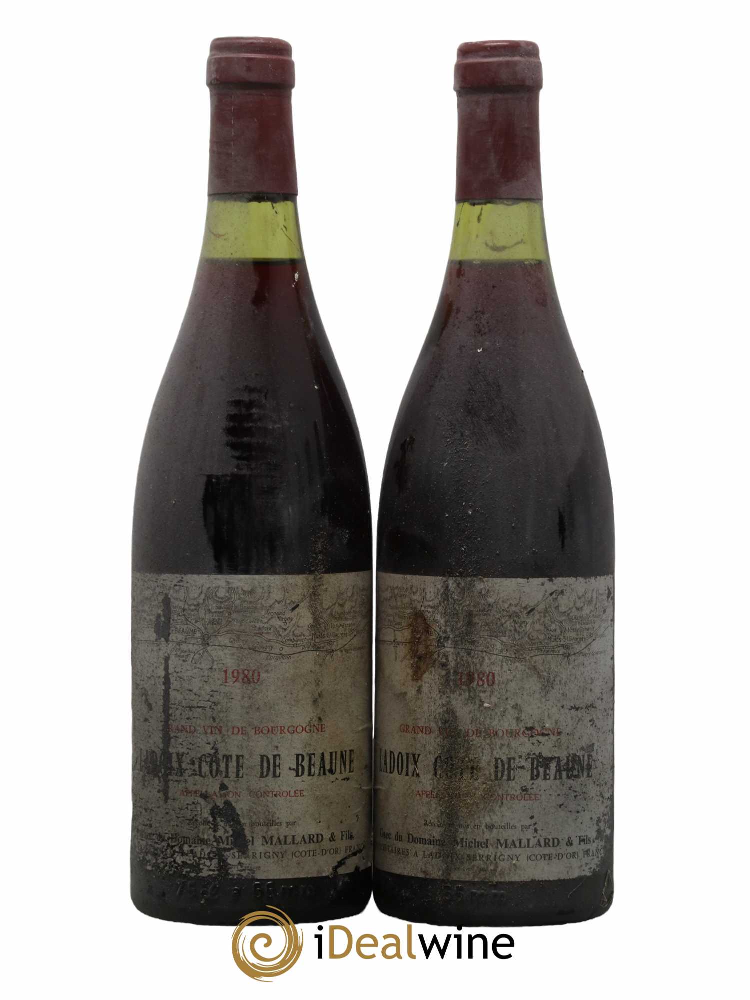 Ladoix Michel Mallard 1980 - Lot de 2 bouteilles - 0