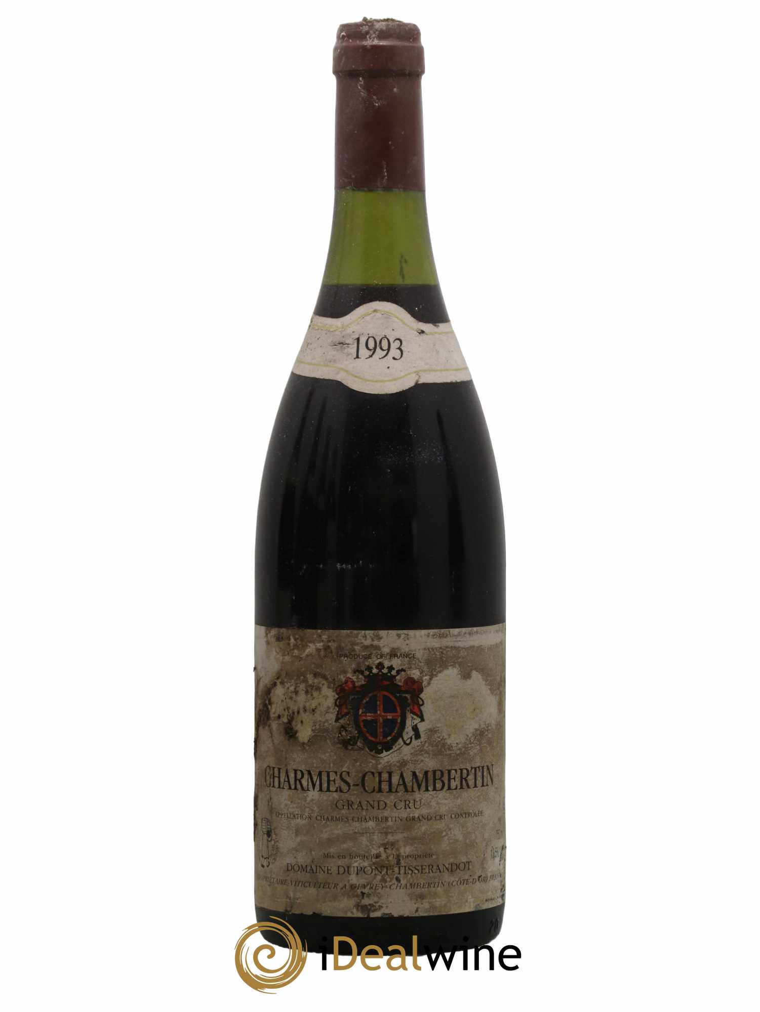 Charmes-Chambertin Grand Cru Dupont-Tisserandot (Domaine) 1993 - Lot de 1 bouteille - 0