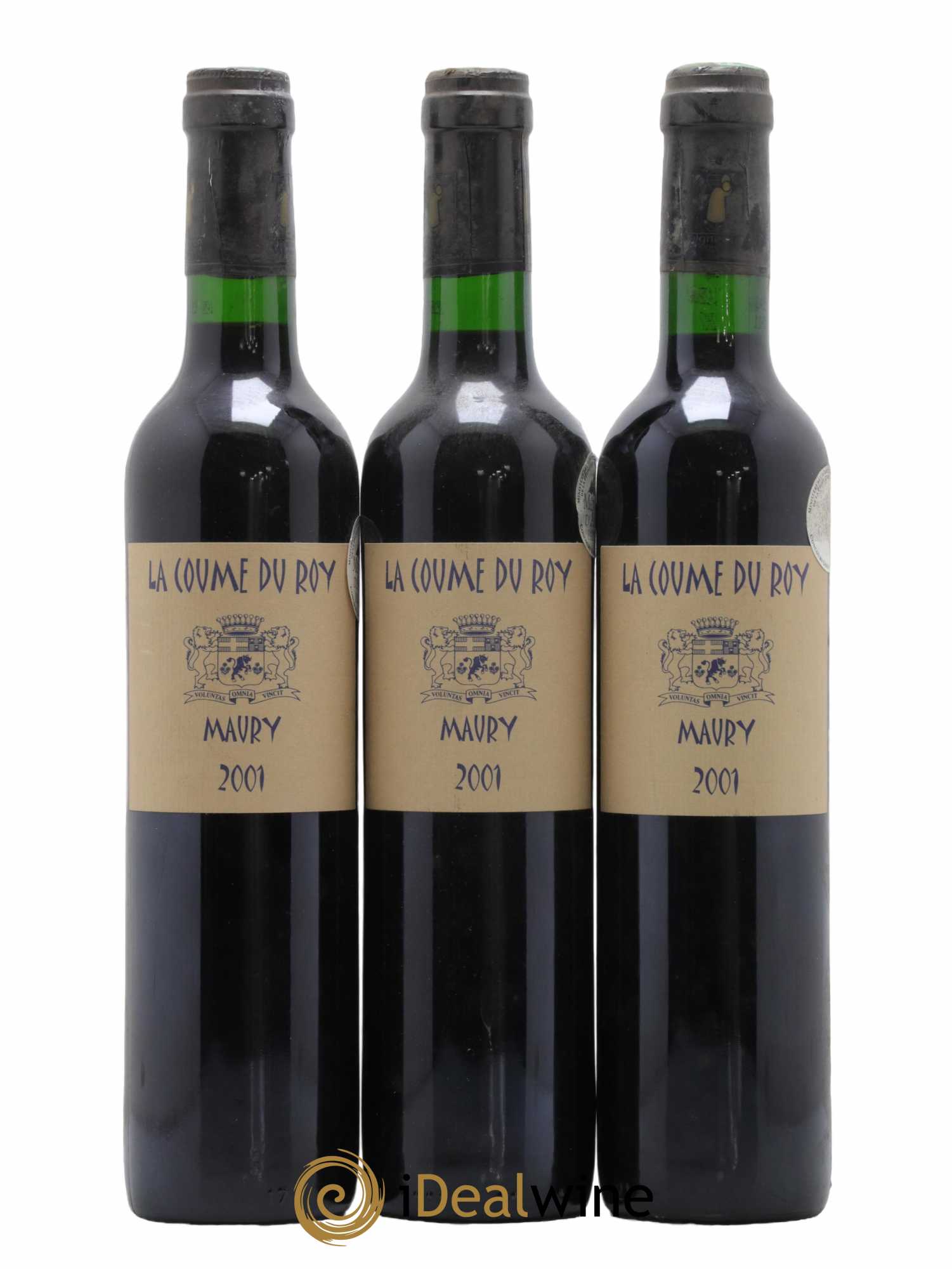 Maury Vin Doux Naturel Domaine de la Coume du Roy 50cl 2001 - Lot de 3 bouteilles - 0