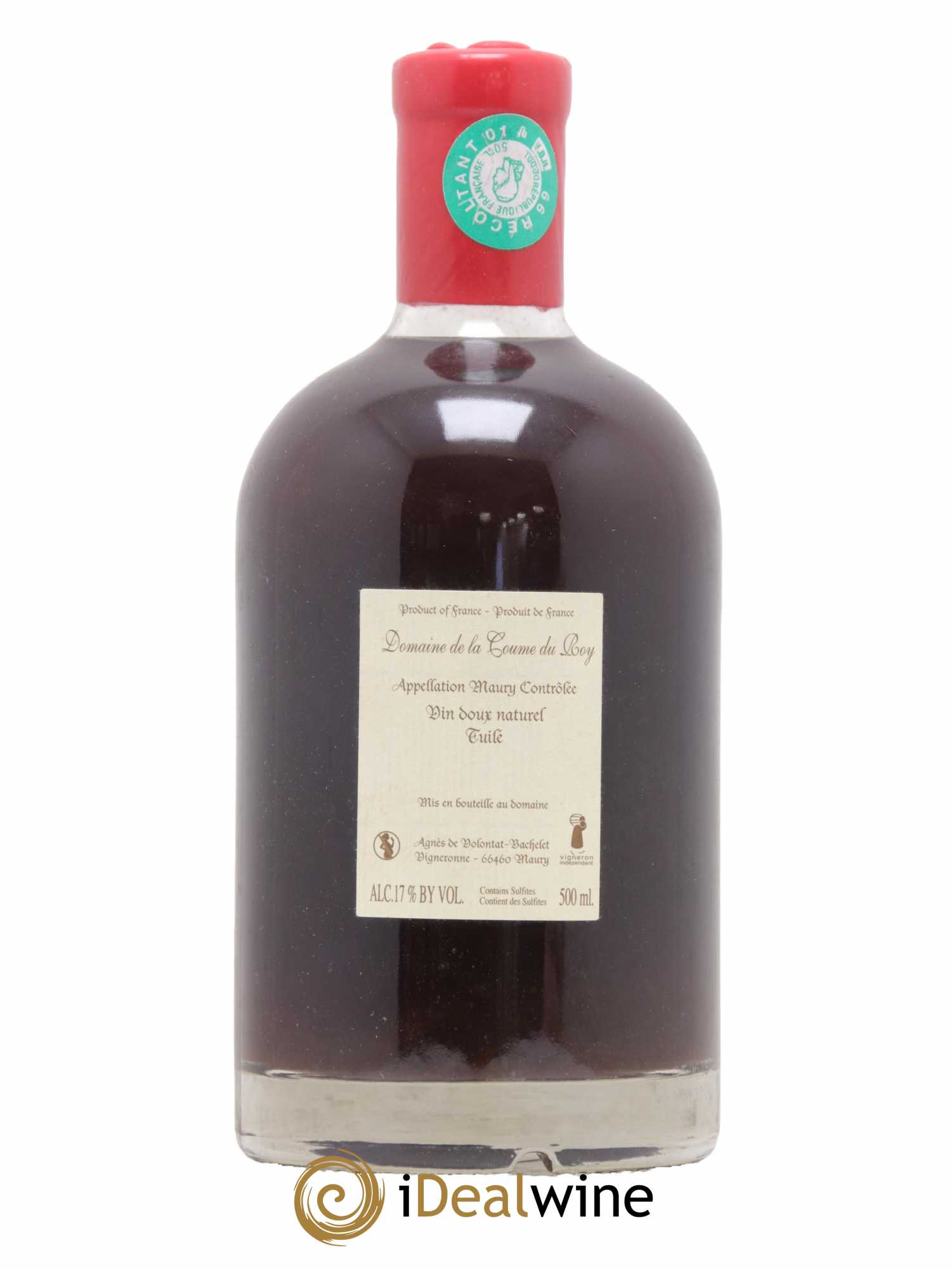 Maury Vin Doux Naturel Très Vieux Rancio Vieilli en Fûts Domaine de la Coume du Roy 50cl - Lot de 1 bouteille - 1