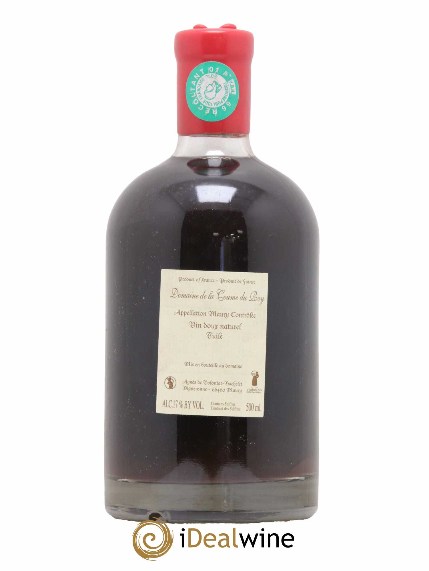 Maury Vin Doux Naturel Très Vieux Rancio Vieilli en Fûts Domaine de la Coume du Roy 50cl - Lot de 1 bouteille - 1