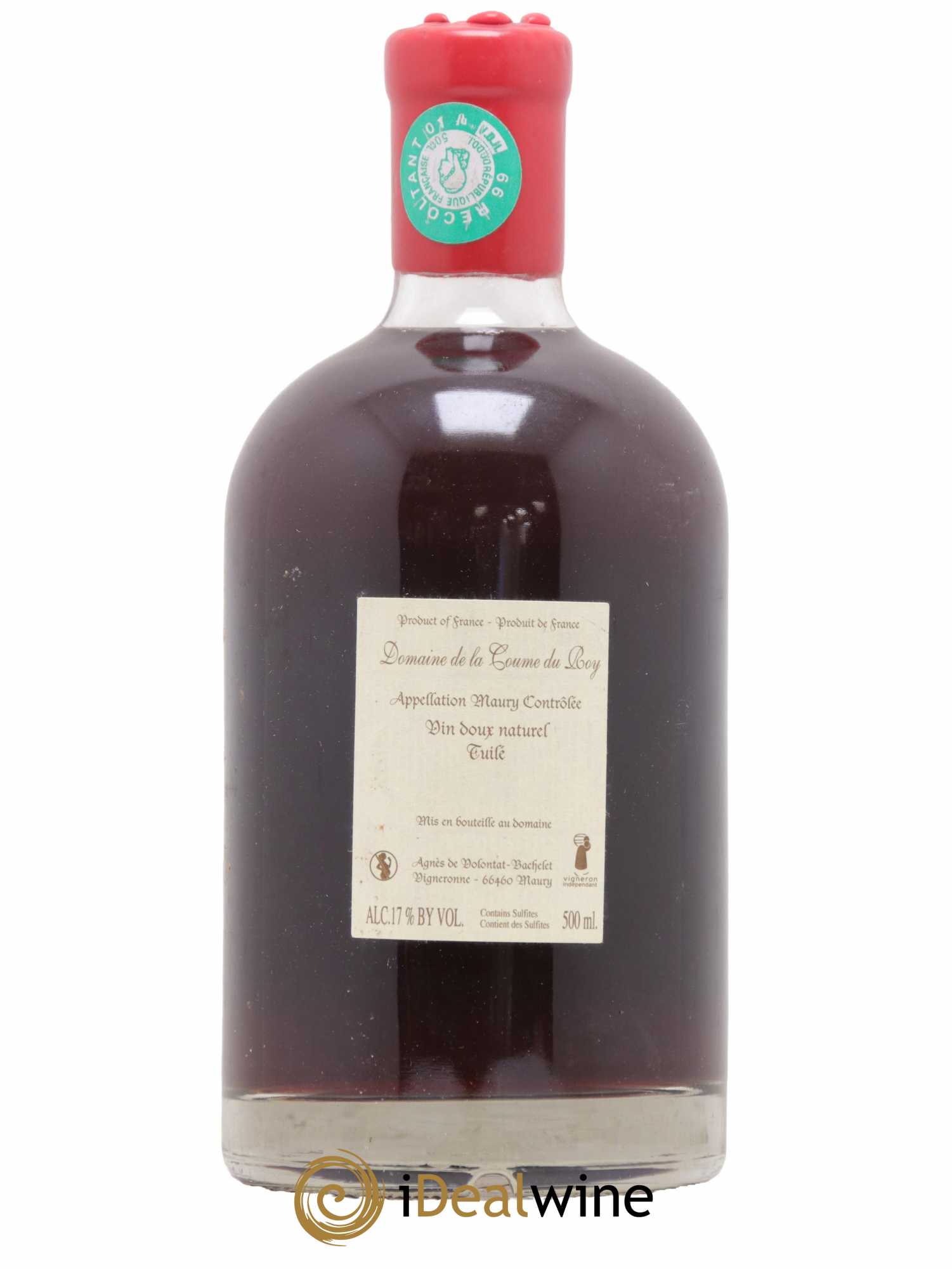 Maury Vin Doux Naturel Vieux Rancio Vieilli en Fûts de Chêne Domaine de la Coume du Roy 50cl - Lot de 1 bouteille - 1