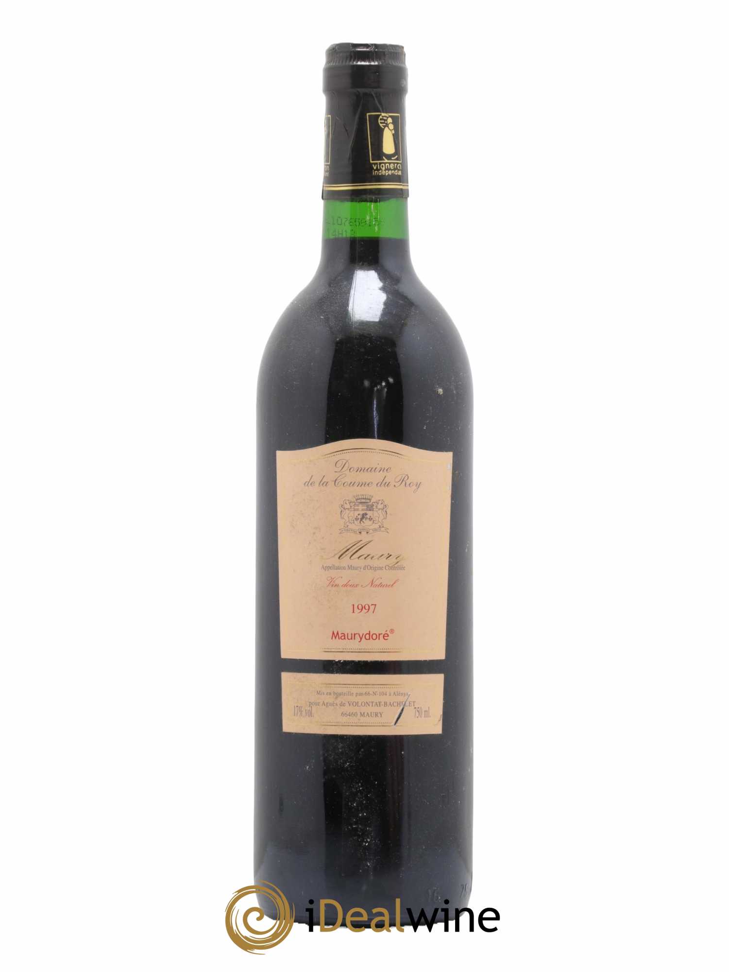 Maury Vin Doux Naturel Maurydoré Domaine de la Coume du Roy 1997 - Lot de 1 bouteille - 0