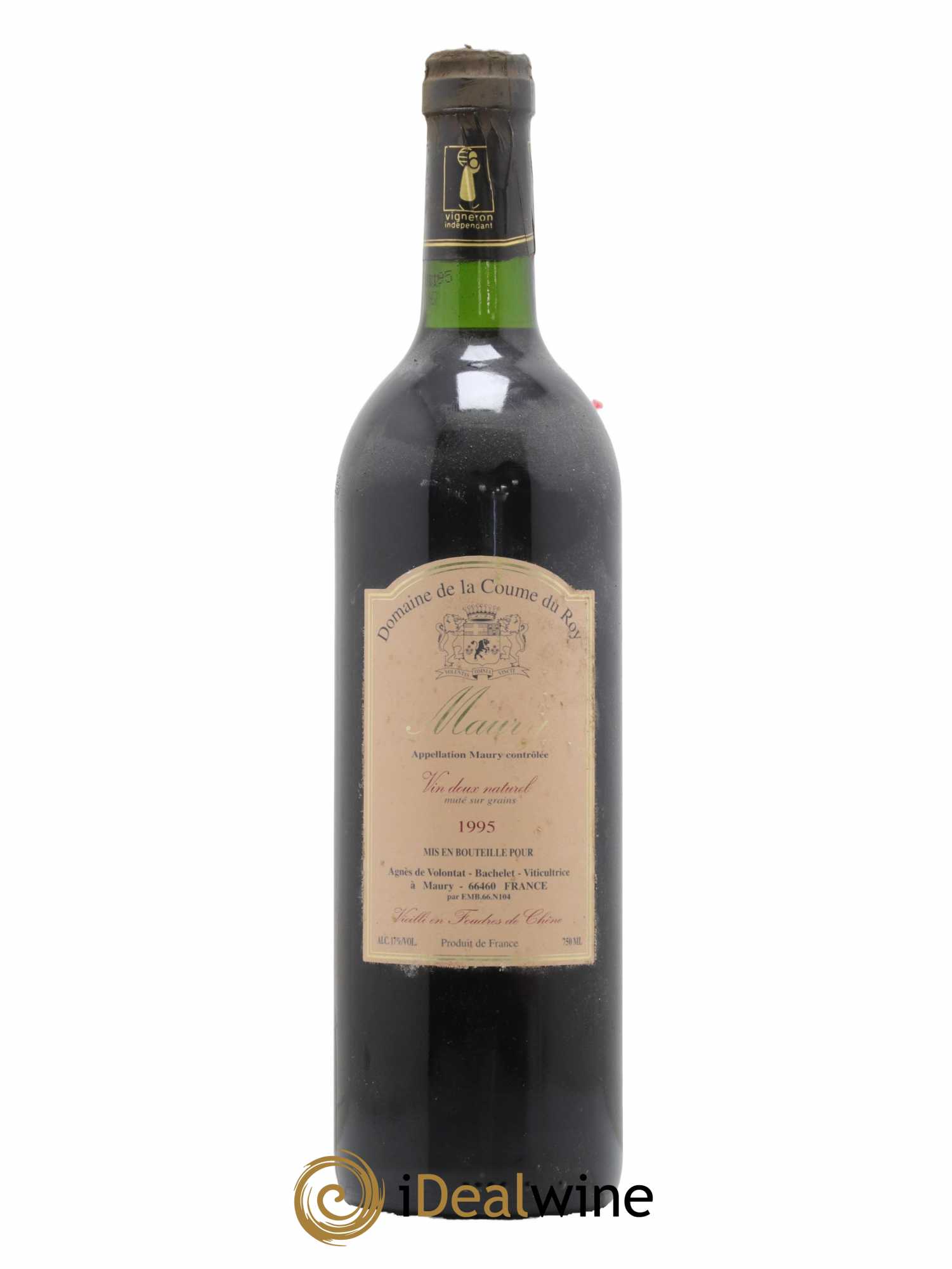 Maury Vin Doux Naturel Vieilli en Foudres de Chêne Domaine de la Coume du Roy 1995 - Lot de 1 bouteille - 0