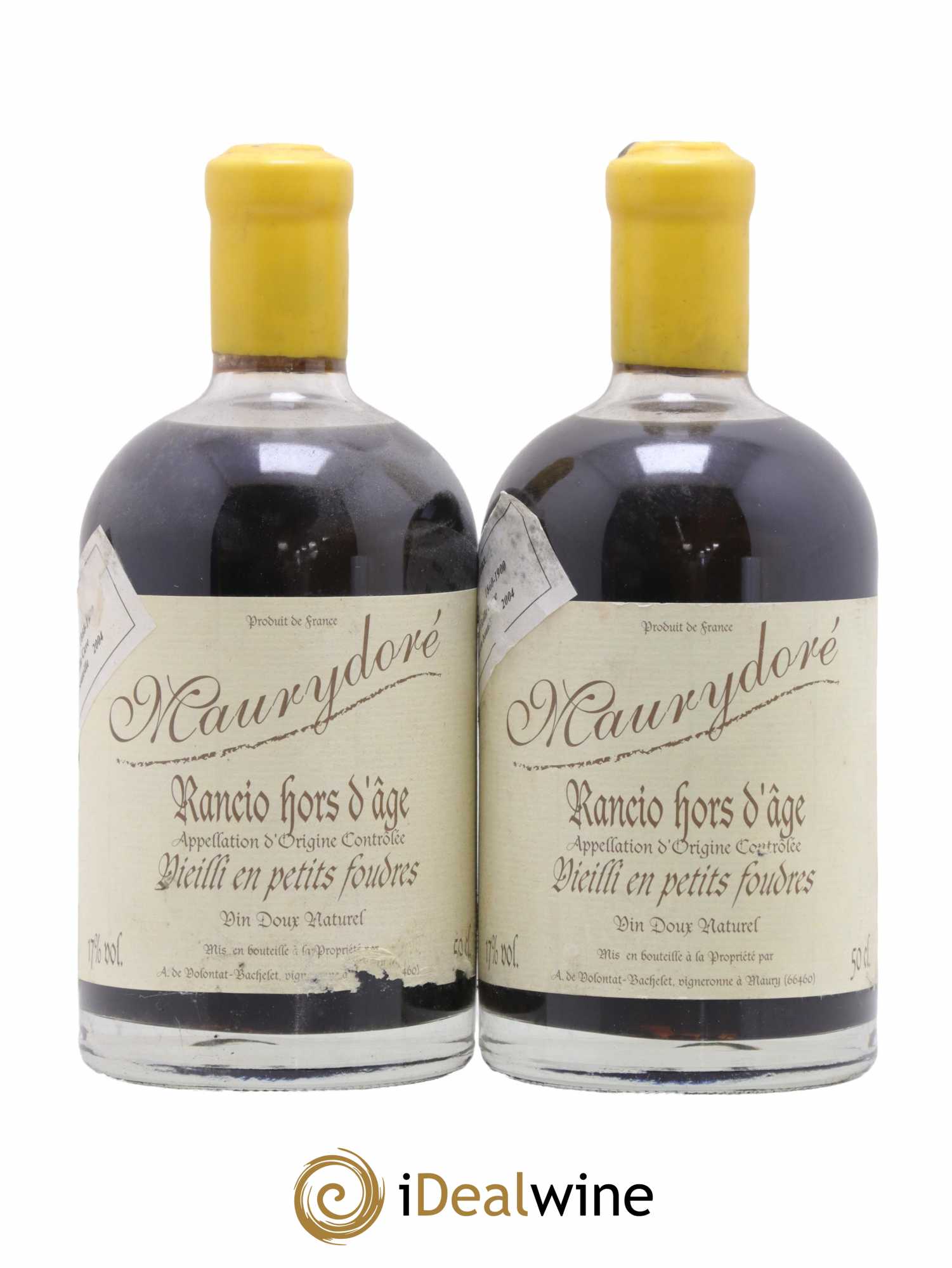 Maury Vin Doux Naturel Maurydoré Rancio Doux Hors d'Age Vieilli en petits foudres Domaine de la Coume du Roy 50cl - Lot de 2 bouteilles - 0