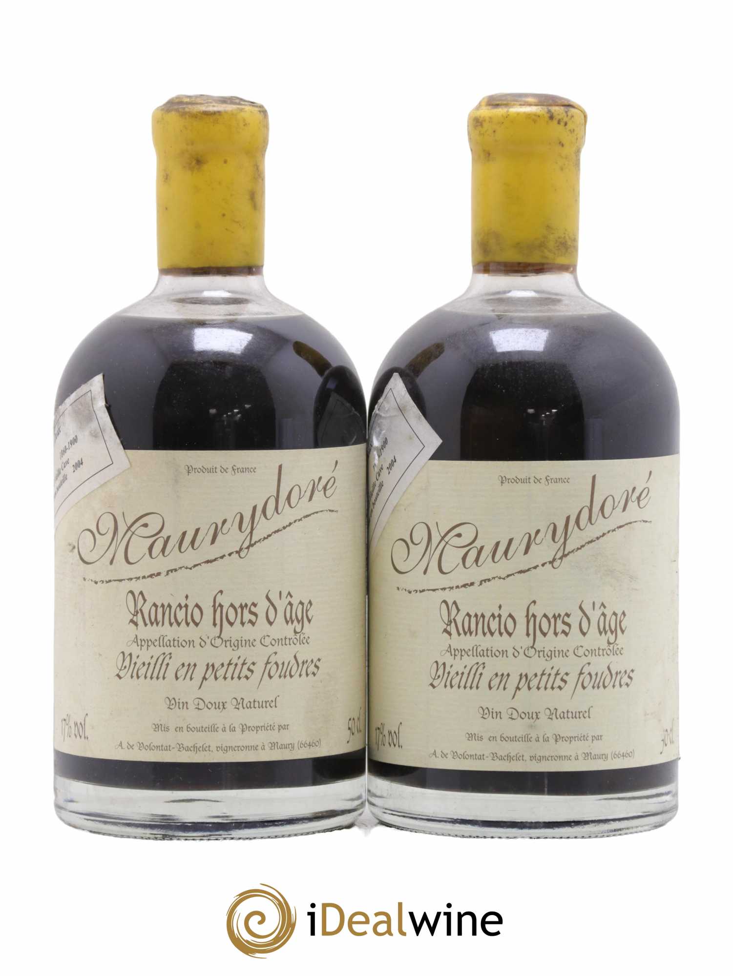 Maury Vin Doux Naturel Maurydoré Rancio Doux Hors d'Age Vieilli en petits foudres Domaine de la Coume du Roy 50cl - Lot de 2 bouteilles - 0