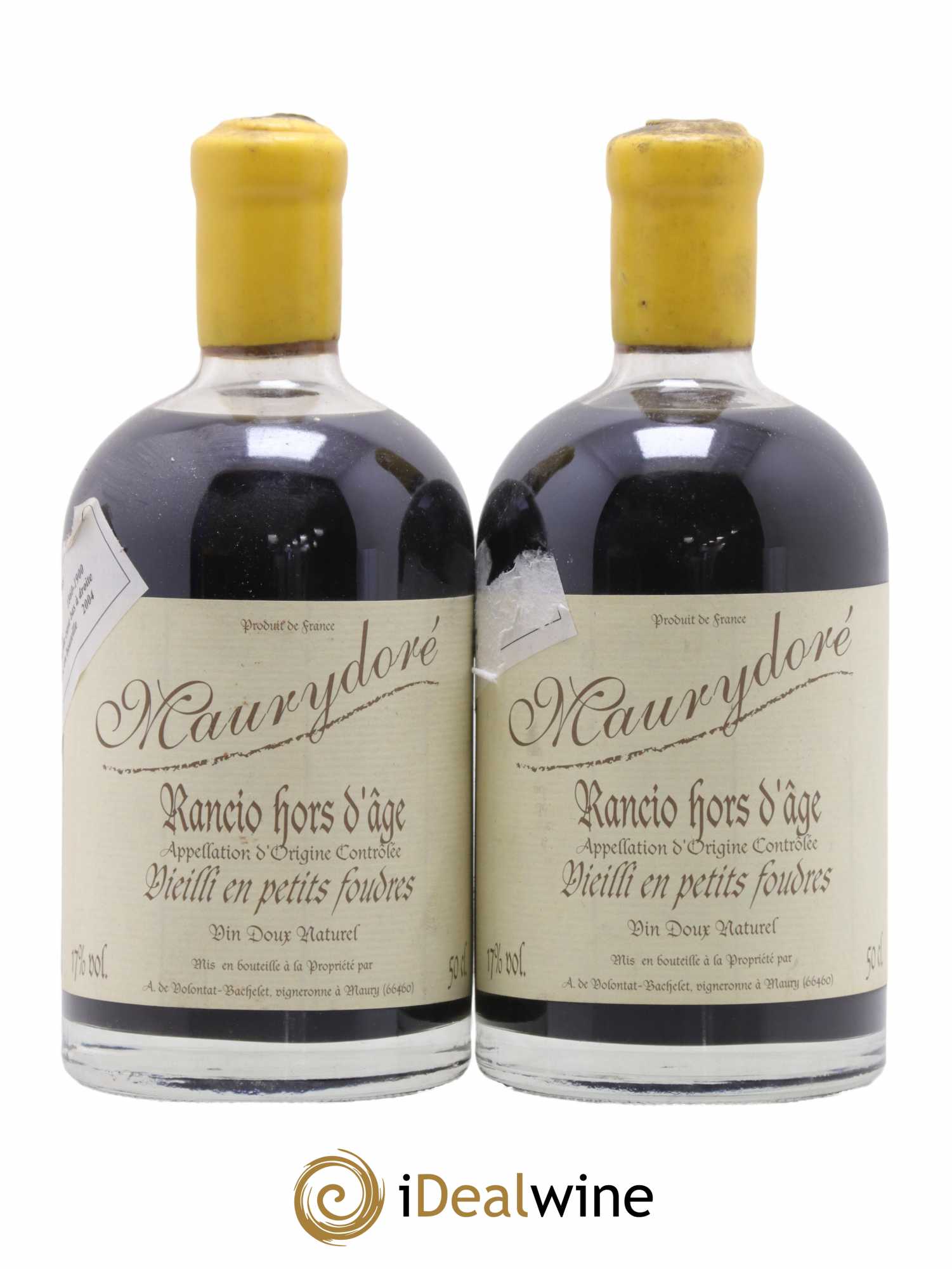 Maury Vin Doux Naturel Maurydoré Rancio Gras Hors d'Age Vieilli en petits foudres Domaine de la Coume du Roy 50cl - Lot de 2 bouteilles - 0