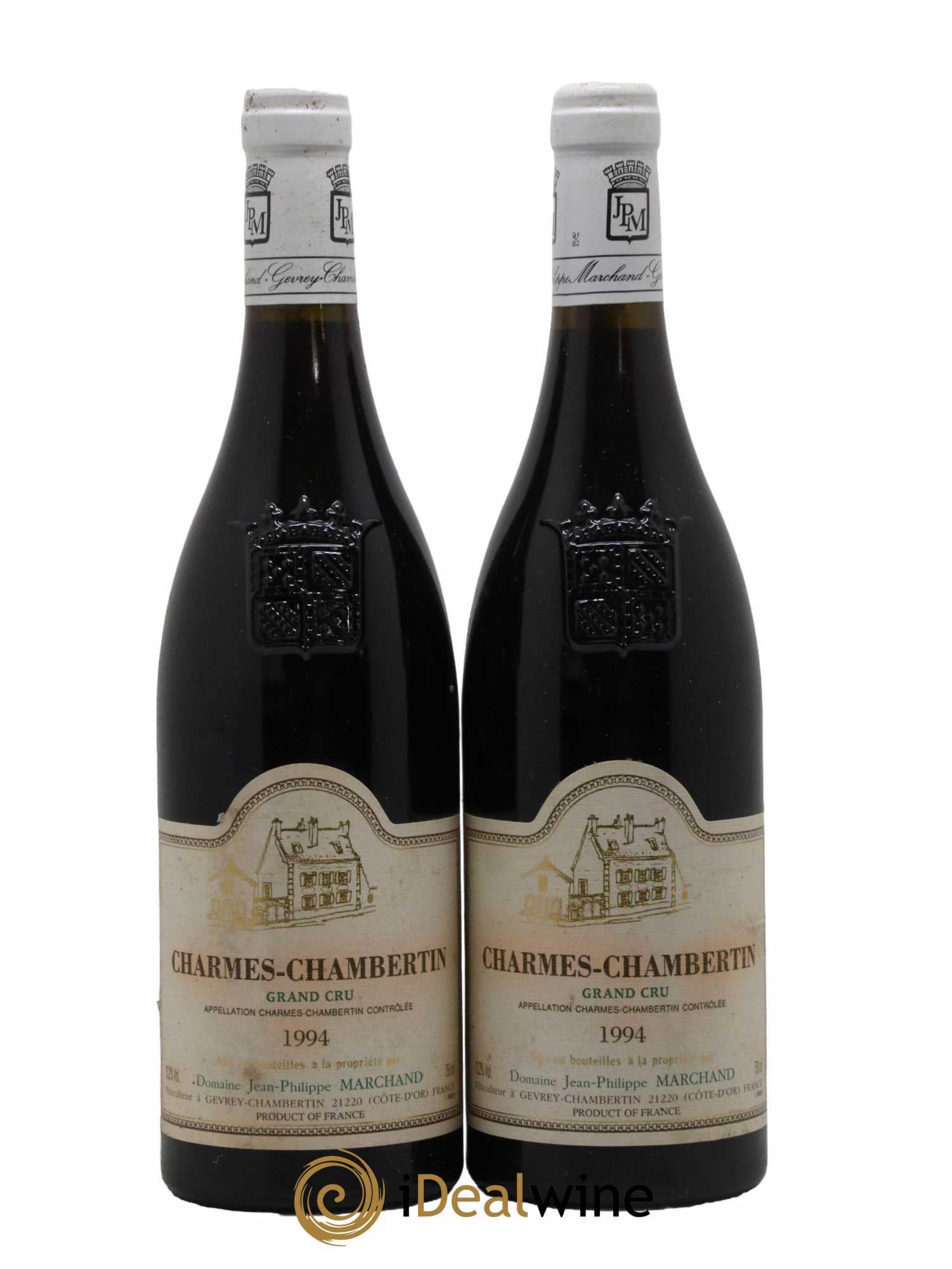 Charmes-Chambertin Grand Cru Domaine Jean-Philippe Marchand 1994 - Lot de 2 bouteilles - 0