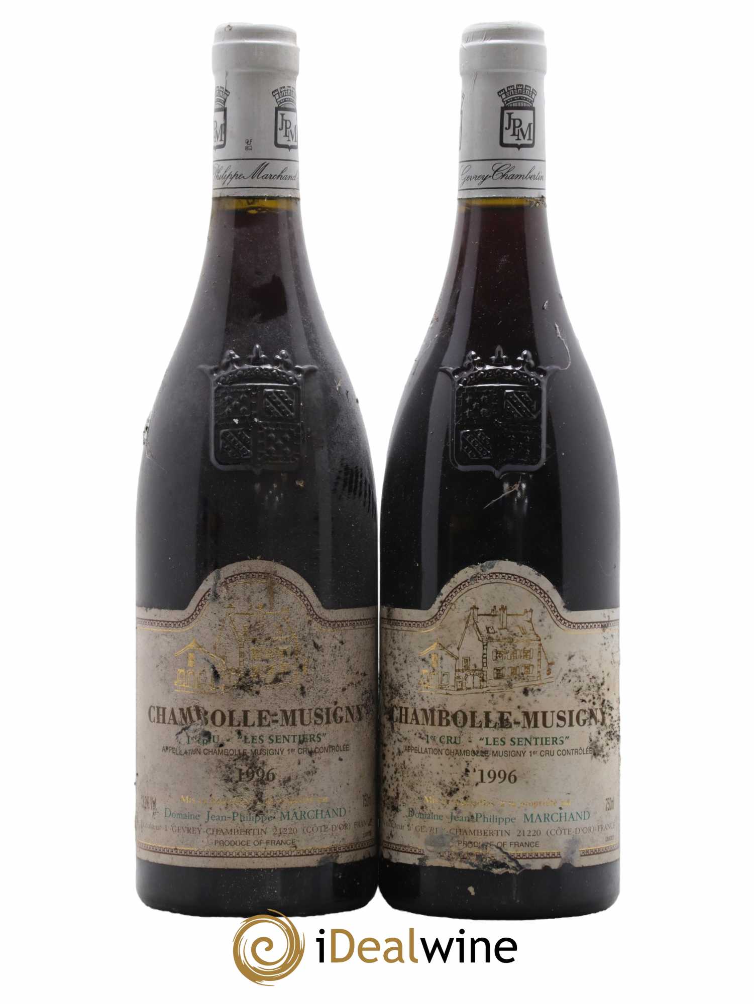 Chambolle-Musigny 1er Cru Les Sentiers Domaine Jean-Philippe Marchand 1996 - Lot de 2 bouteilles - 0