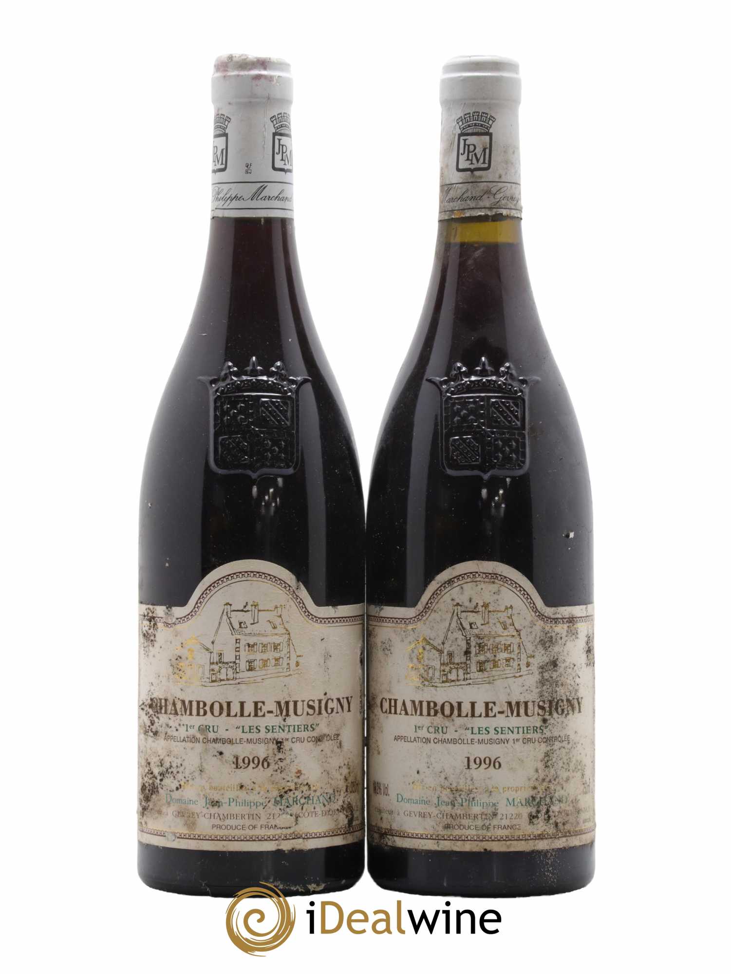 Chambolle-Musigny 1er Cru Les Sentiers Domaine Jean-Philippe Marchand 1996 - Lot de 2 bouteilles - 0