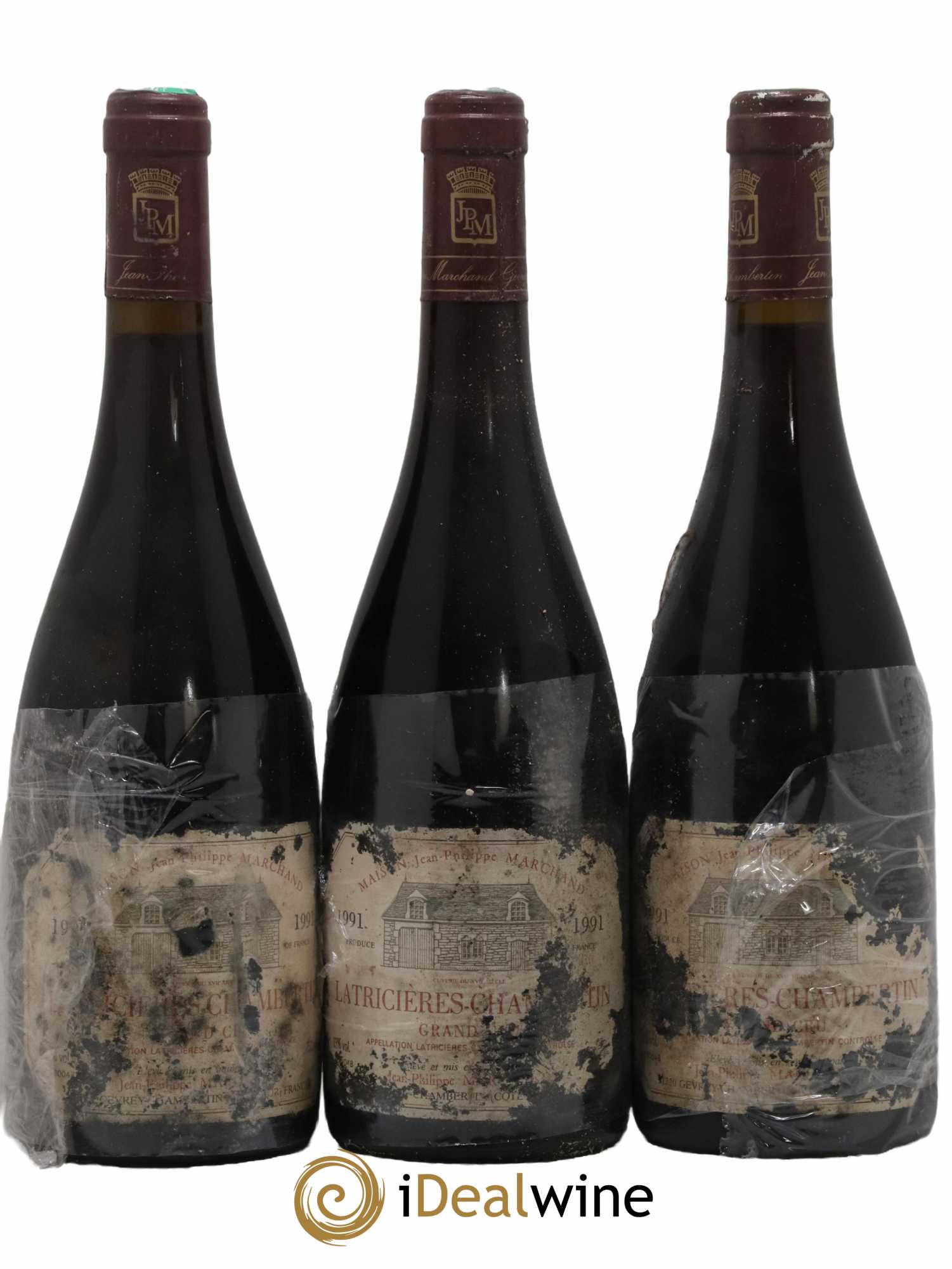 Latricières-Chambertin Grand Cru Domaine Jean-Philippe Marchand 1991 - Lot de 3 bouteilles - 0
