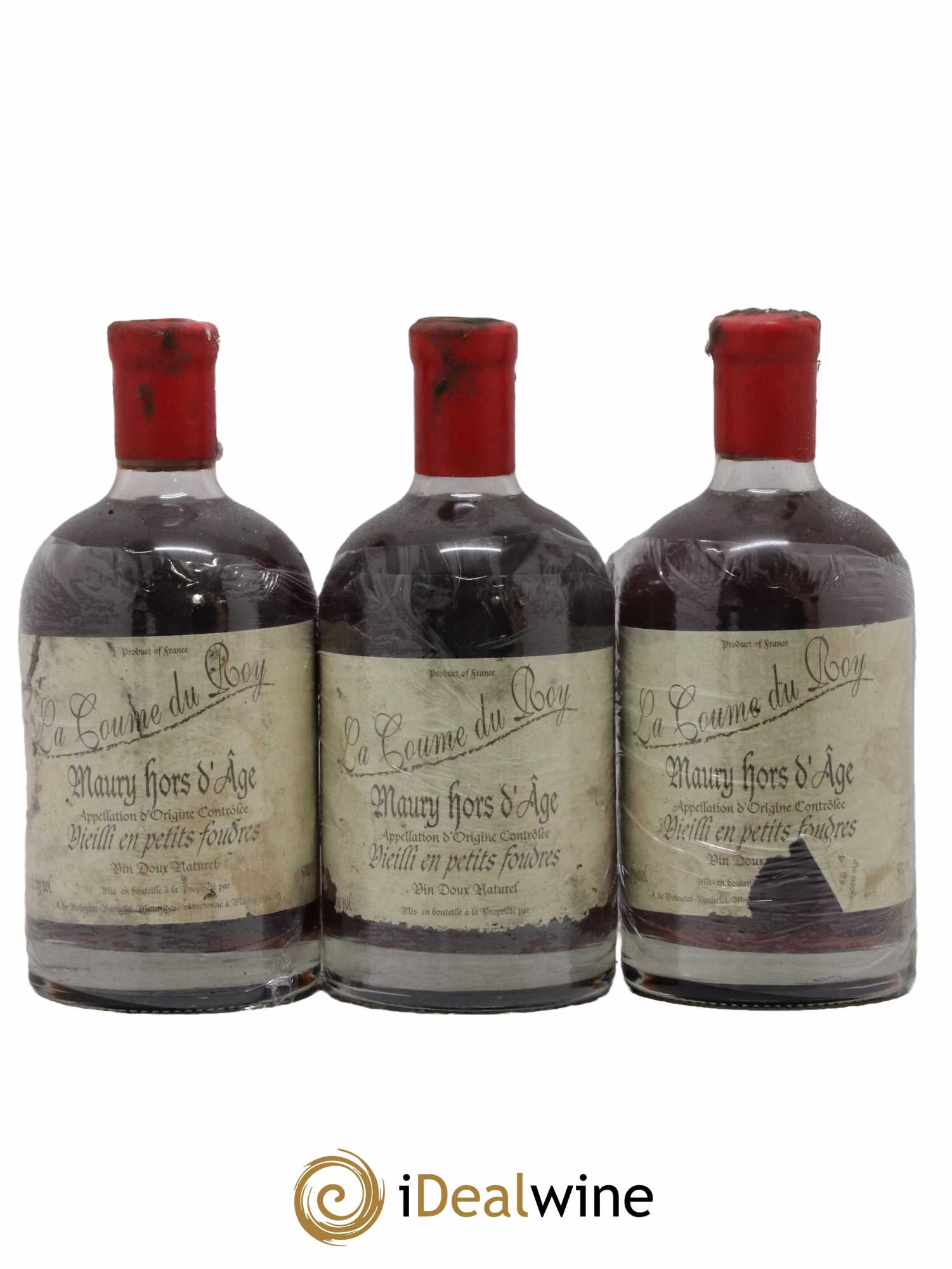 Maury Vin Doux Naturel Hors d'Age Vieilli en Petits Foudres Domaine de la Coume du Roy 50cl - Lot de 3 bouteilles - 0
