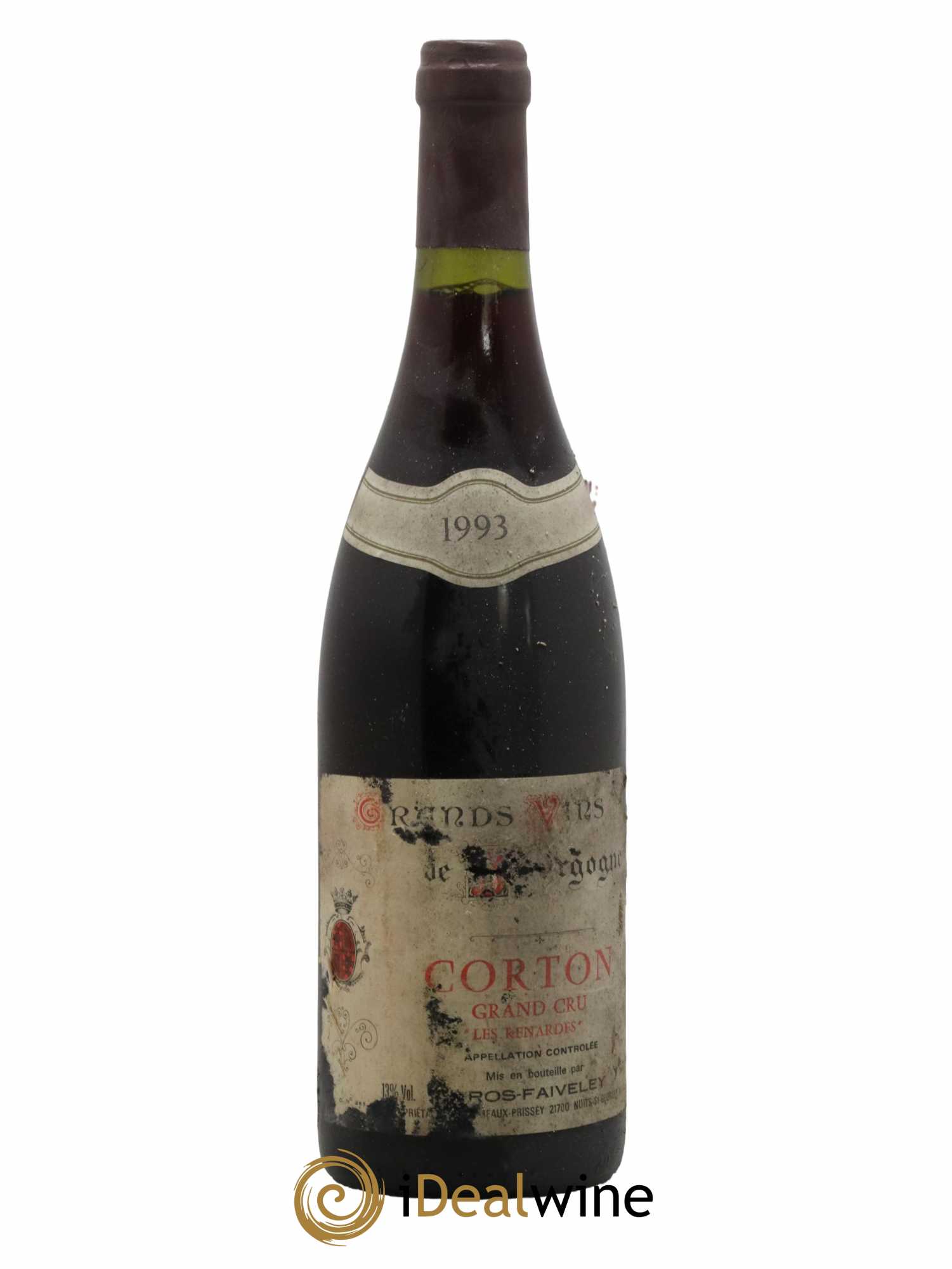 Corton Grand Cru Les Renardes Domaine Gros-Faiveley 1993 - Lot de 1 bouteille - 0