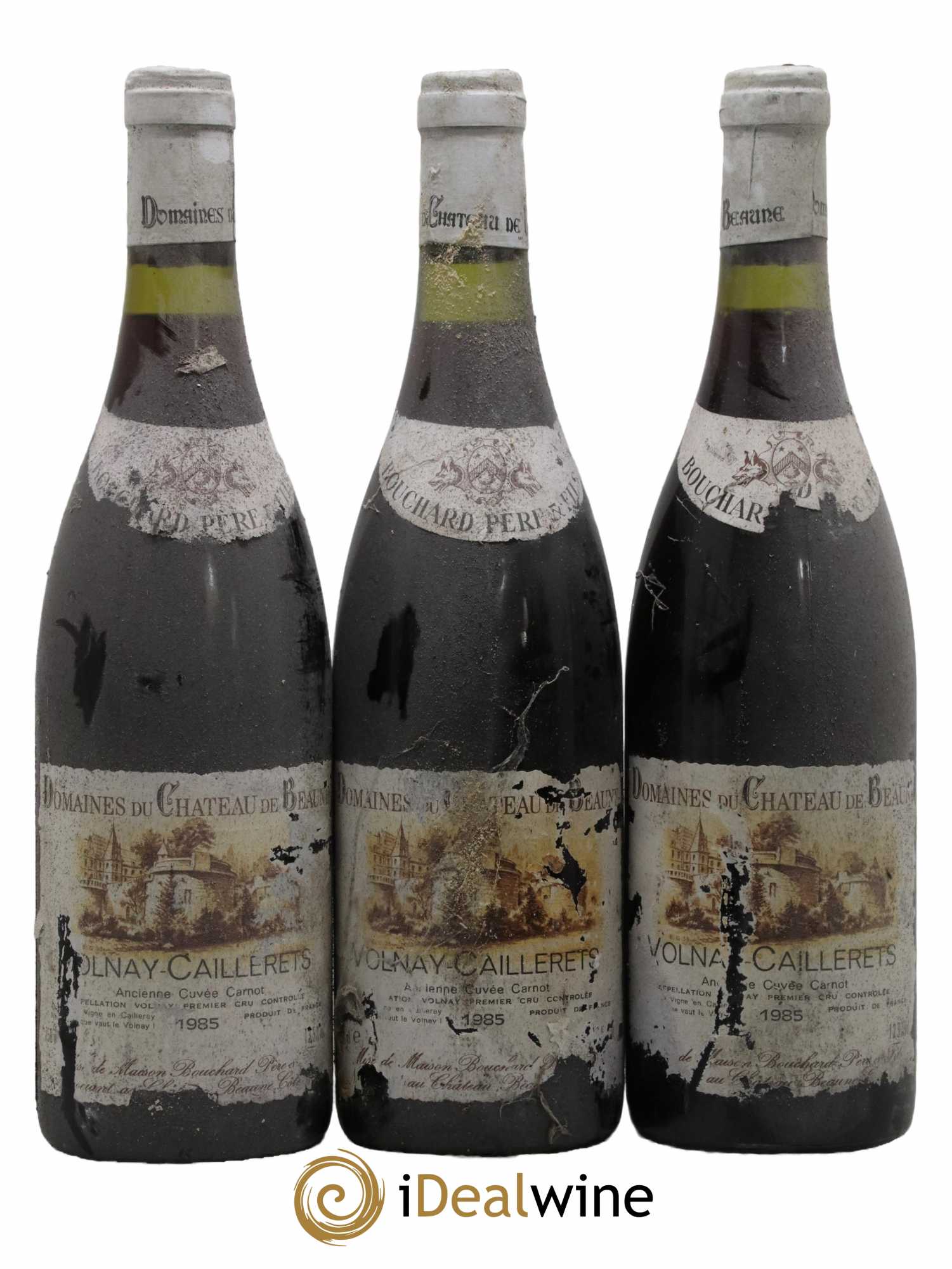Volnay 1er Cru Caillerets - Ancienne Cuvée Carnot Bouchard Père & Fils 1985 - Lot de 3 bouteilles - 0