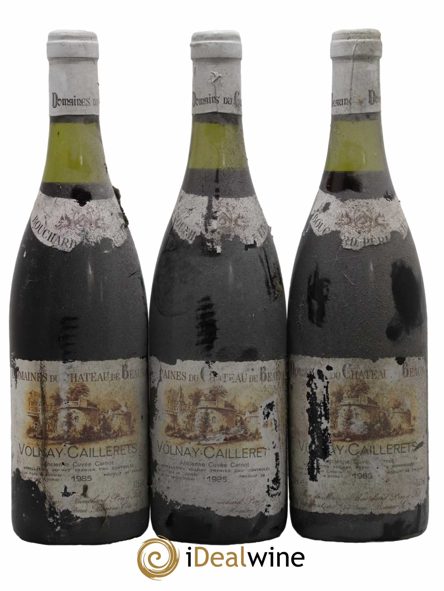 Volnay 1er Cru Caillerets - Ancienne Cuvée Carnot Bouchard Père & Fils 1985 - Lot de 3 bouteilles - 0