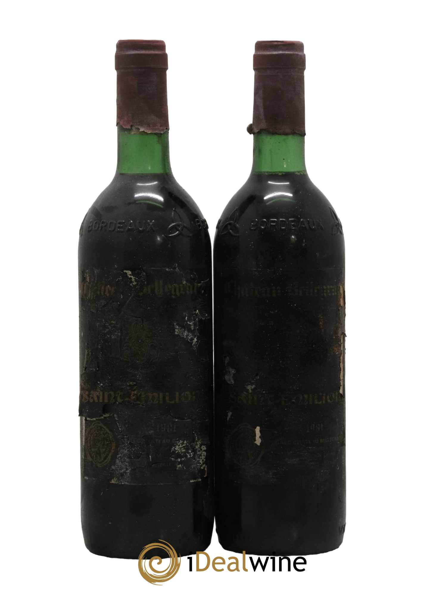 Saint-Émilion Château Bellegrave 1981 - Lot de 2 bouteilles - 0