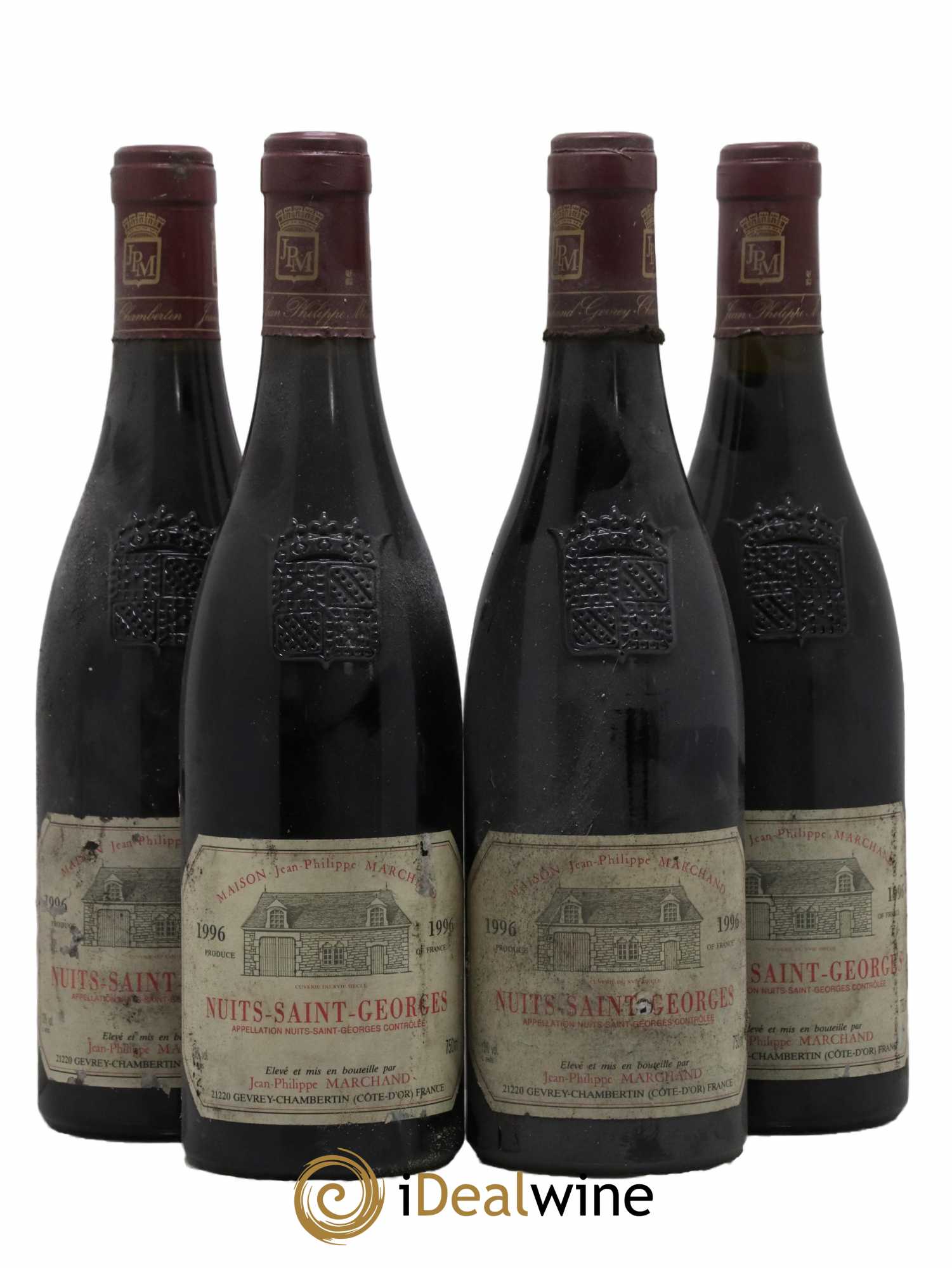 Nuits-Saint-Georges Domaine Marchand 1996 - Lot de 4 bouteilles - 0
