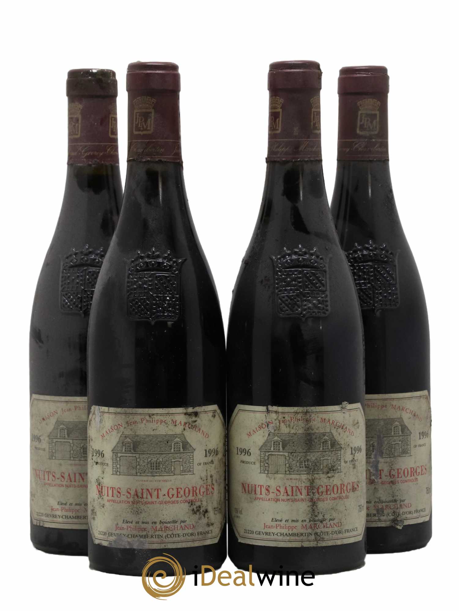 Nuits-Saint-Georges Domaine Marchand 1996 - Lot de 4 bouteilles - 0