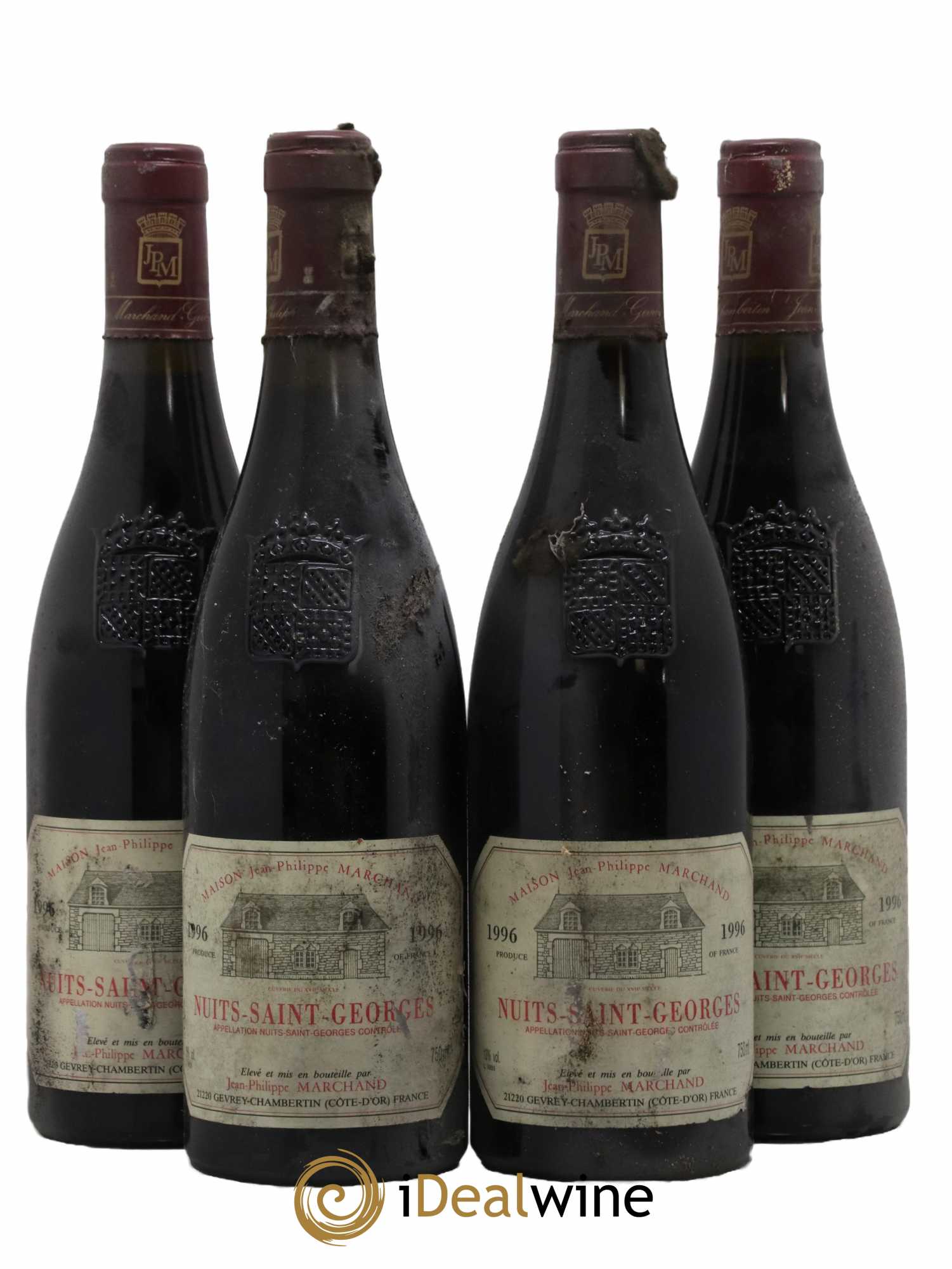 Nuits-Saint-Georges Domaine Marchand 1996 - Lot de 4 bouteilles - 0
