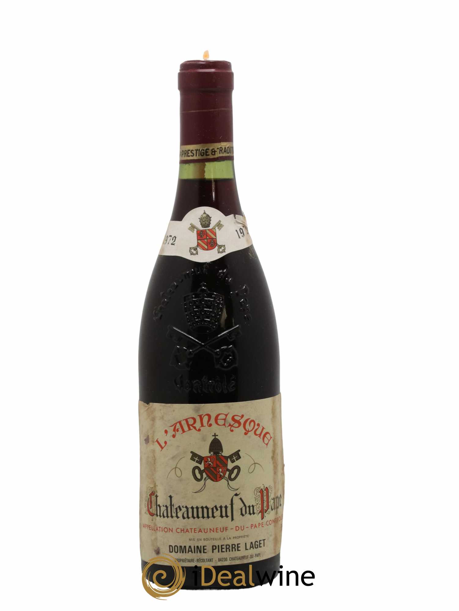 Châteauneuf-du-Pape Domaine Laget 1972 - Lot de 1 bouteille - 0