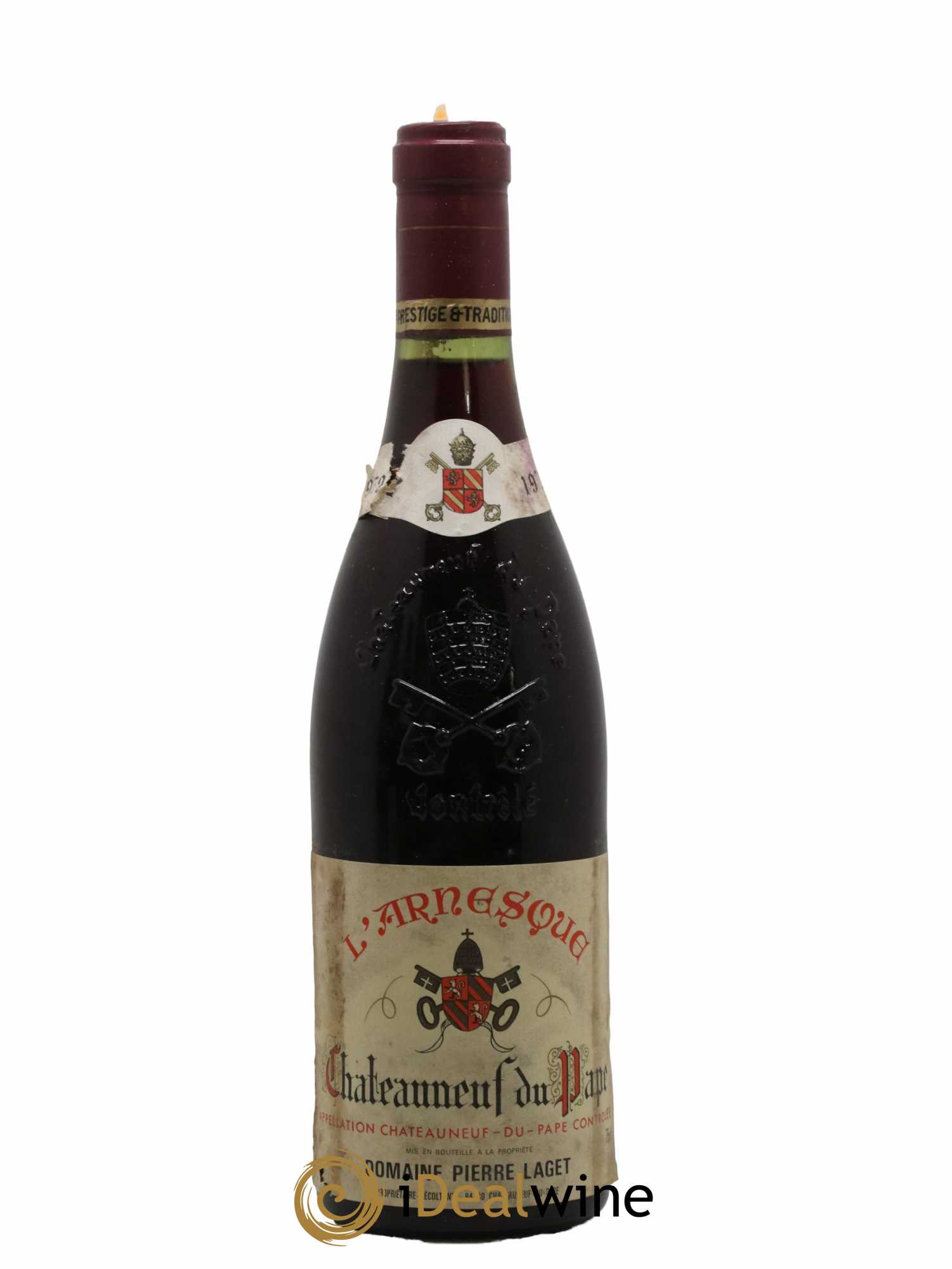Châteauneuf-du-Pape Domaine Laget 1972 - Lot de 1 bouteille - 0