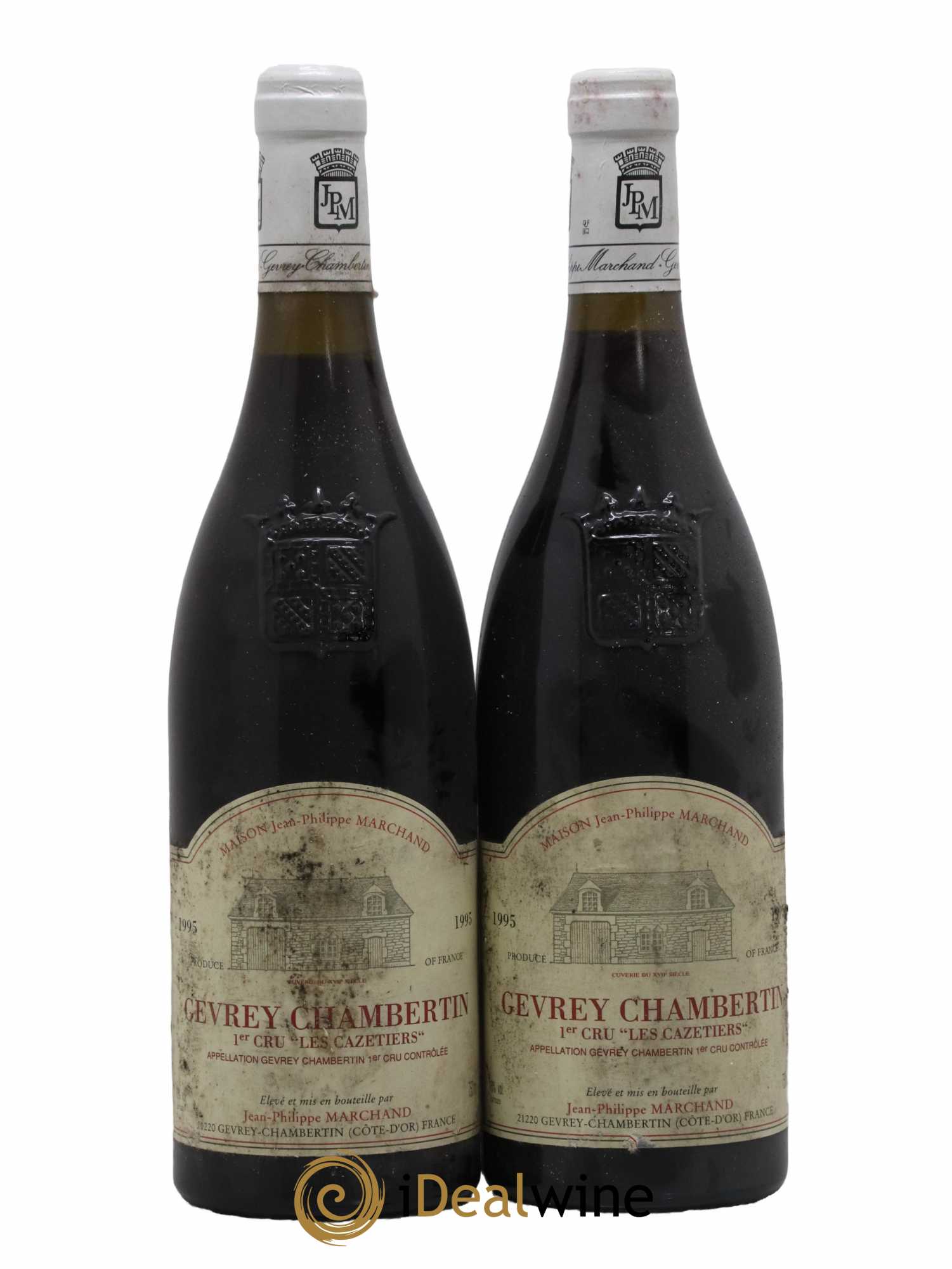 Gevrey-Chambertin 1er Cru Les Cazetiers Domaine Jean-Philippe Marchand 1995 - Lot de 2 bouteilles - 0