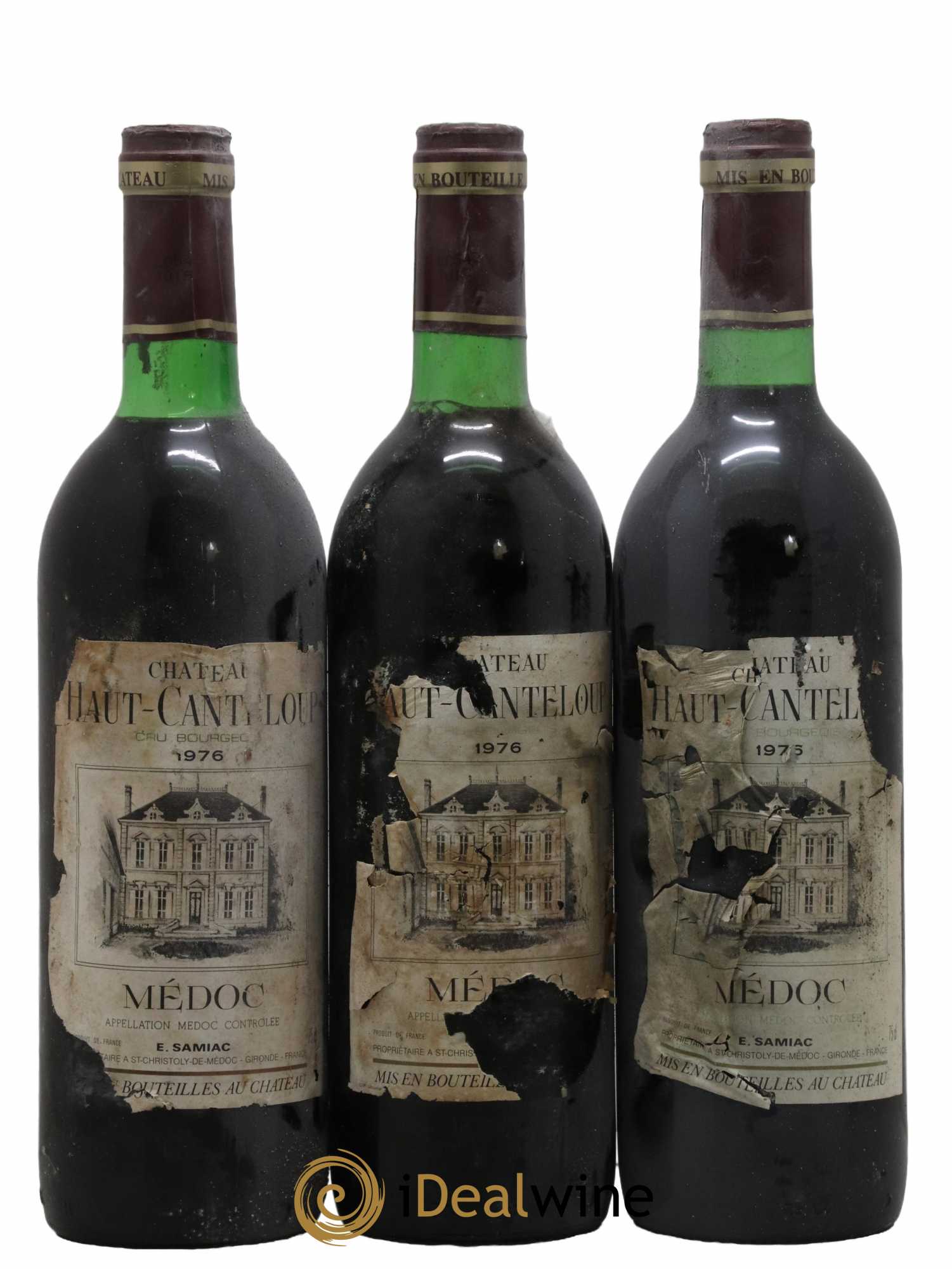 Château Haut Canteloup Cru Bourgeois 1976 - Lot de 6 bouteilles - 2