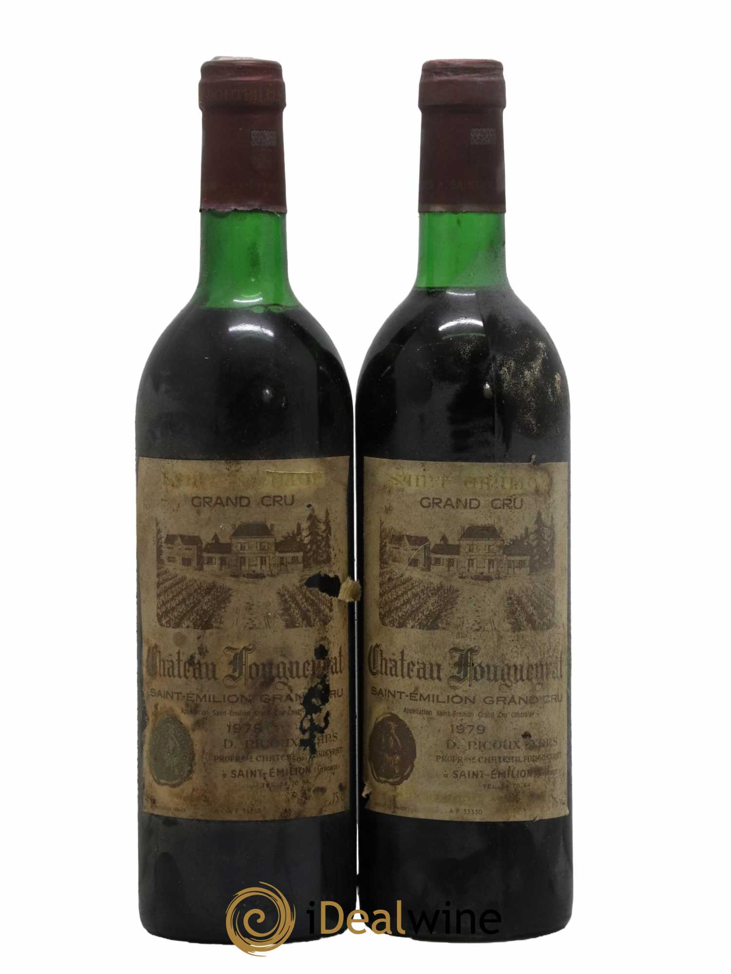 Château Fougueyrat 1979 - Lot de 2 bouteilles - 0