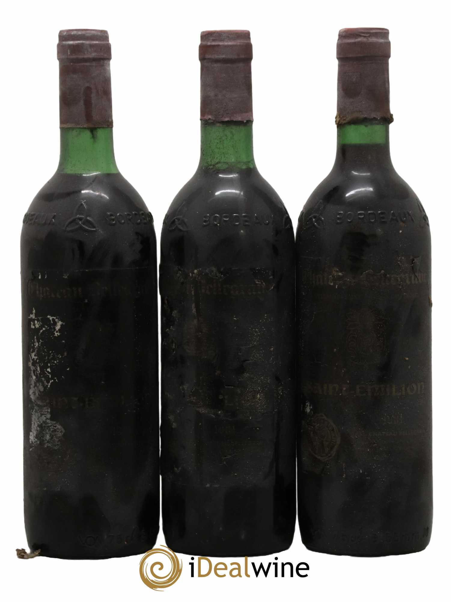 Saint-Émilion Château Bellegrave 1981 - Lot de 3 bouteilles - 0