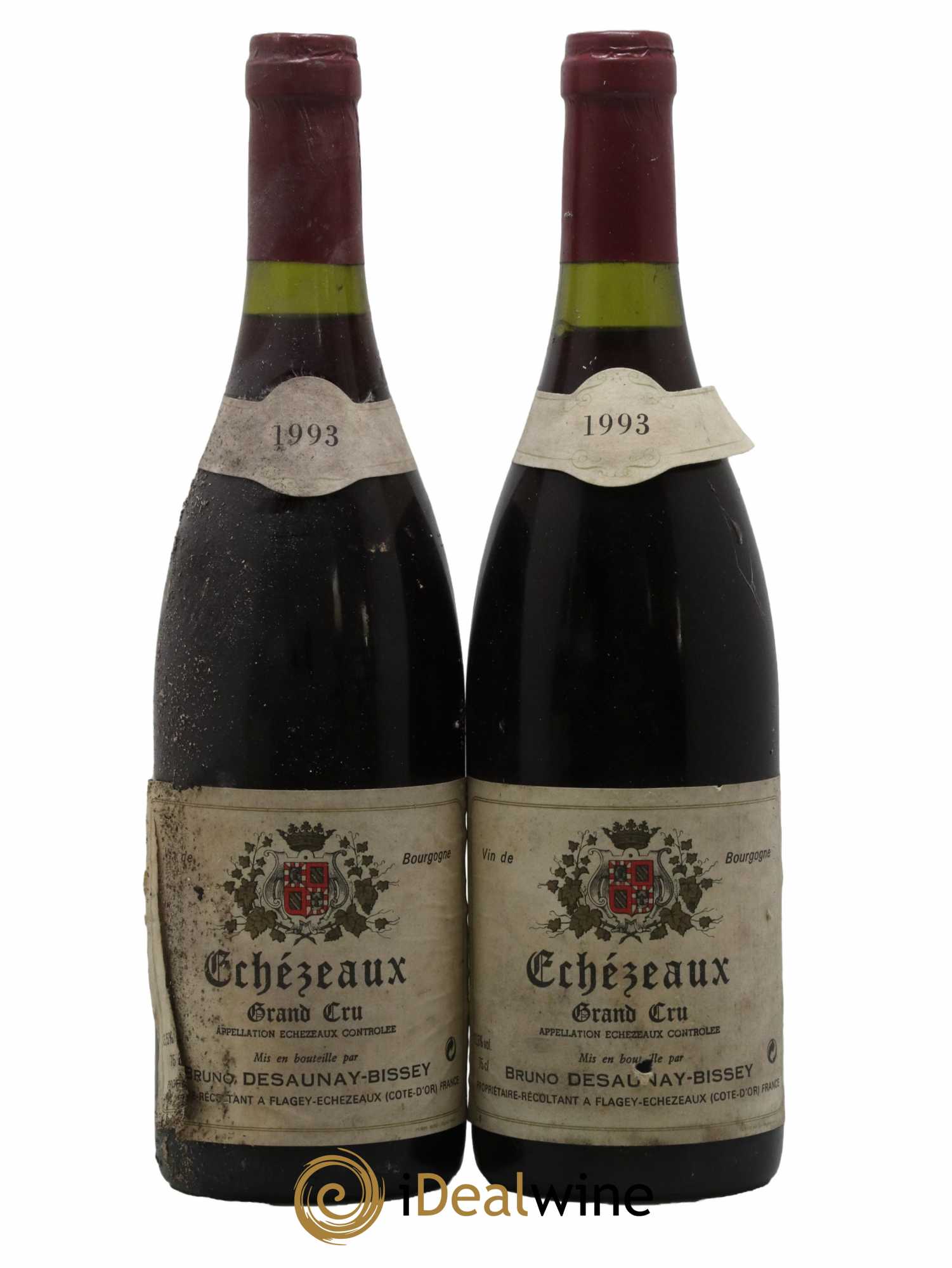 Echezeaux Grand Cru Desaunay Bissey 1993 - Lot de 2 bouteilles - 0
