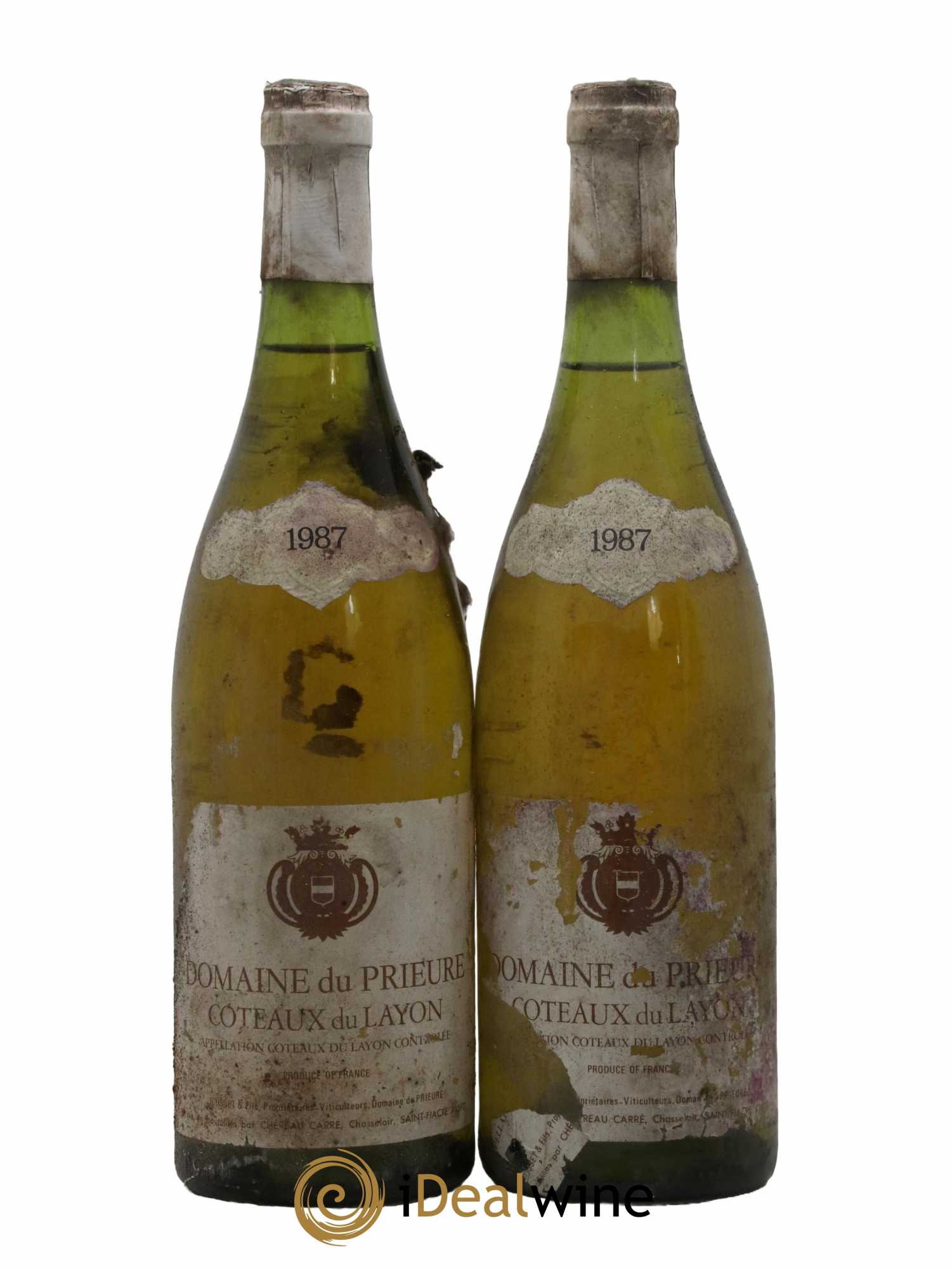 Coteaux du Layon Domaine du Prieuré 1987 - Lotto di 2 bottiglie - 0