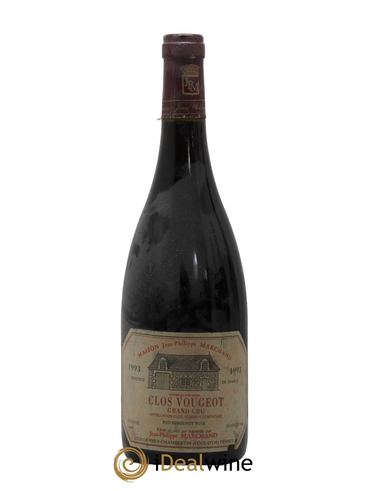 Clos de Vougeot Grand Cru Domaine Jean-Philippe Marchand 1993 - Lotto di 1 bottiglia - 0