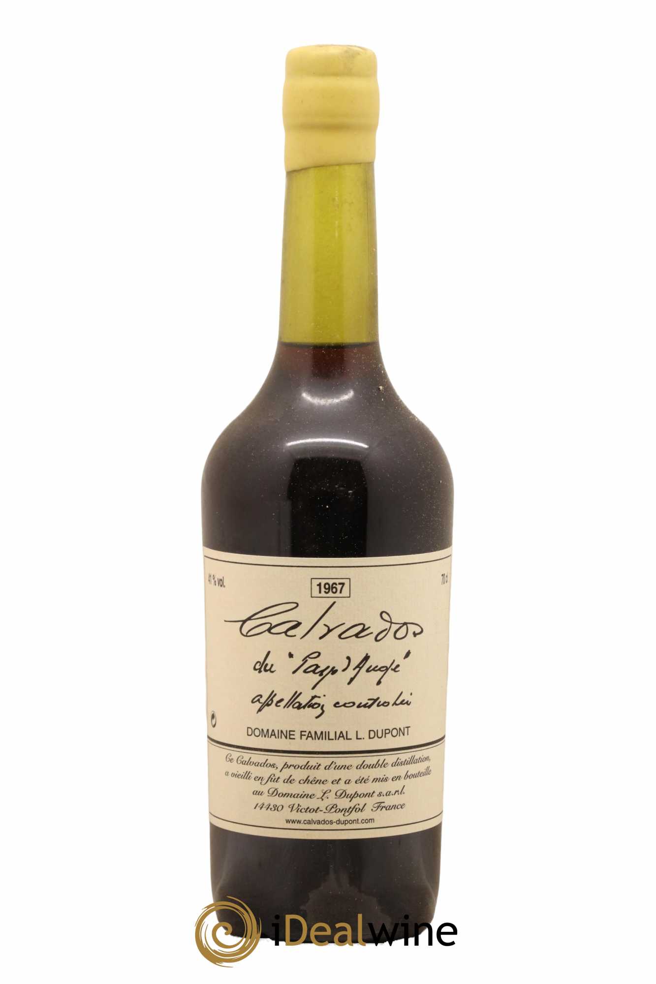 Calvados Du Pays d'Auge Domaine Dupont 1967 - Lot de 1 bouteille - 0