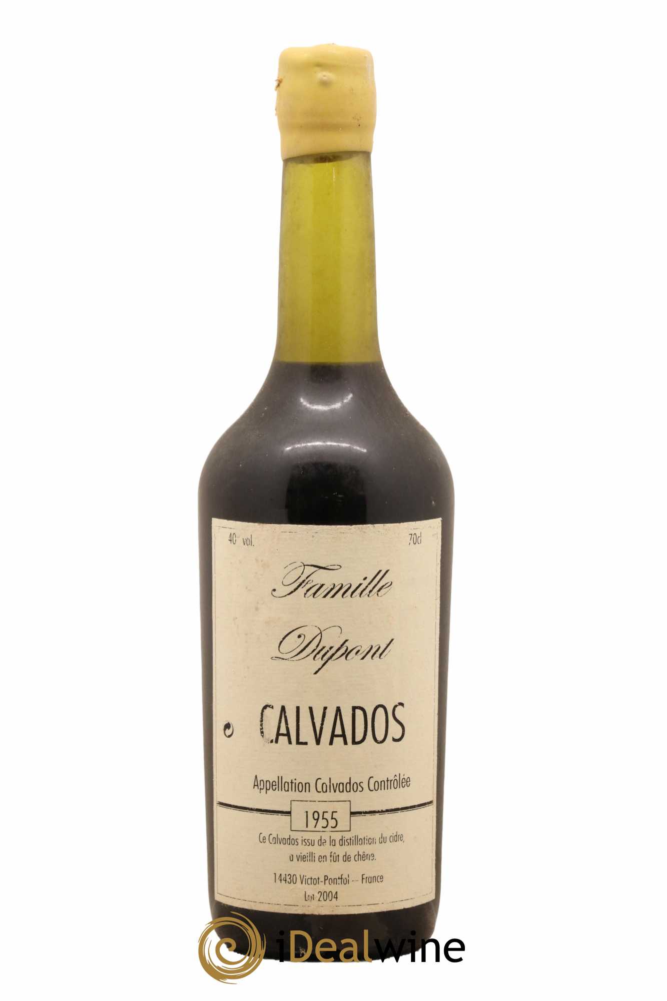 Calvados Domaine Dupont 1955 - Lot de 1 bouteille - 0
