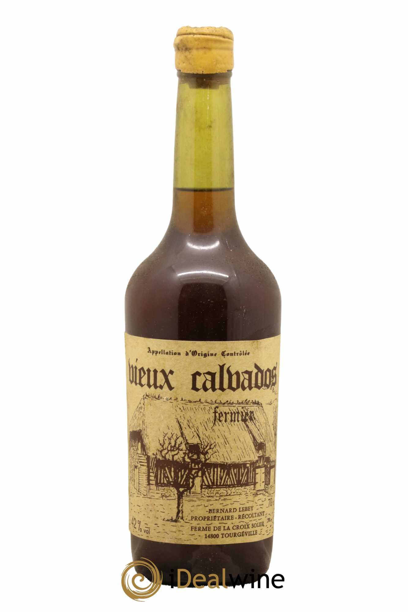 Calvados Vieux Fermier Domaine Bernard Lebey - Lot de 1 bouteille - 0