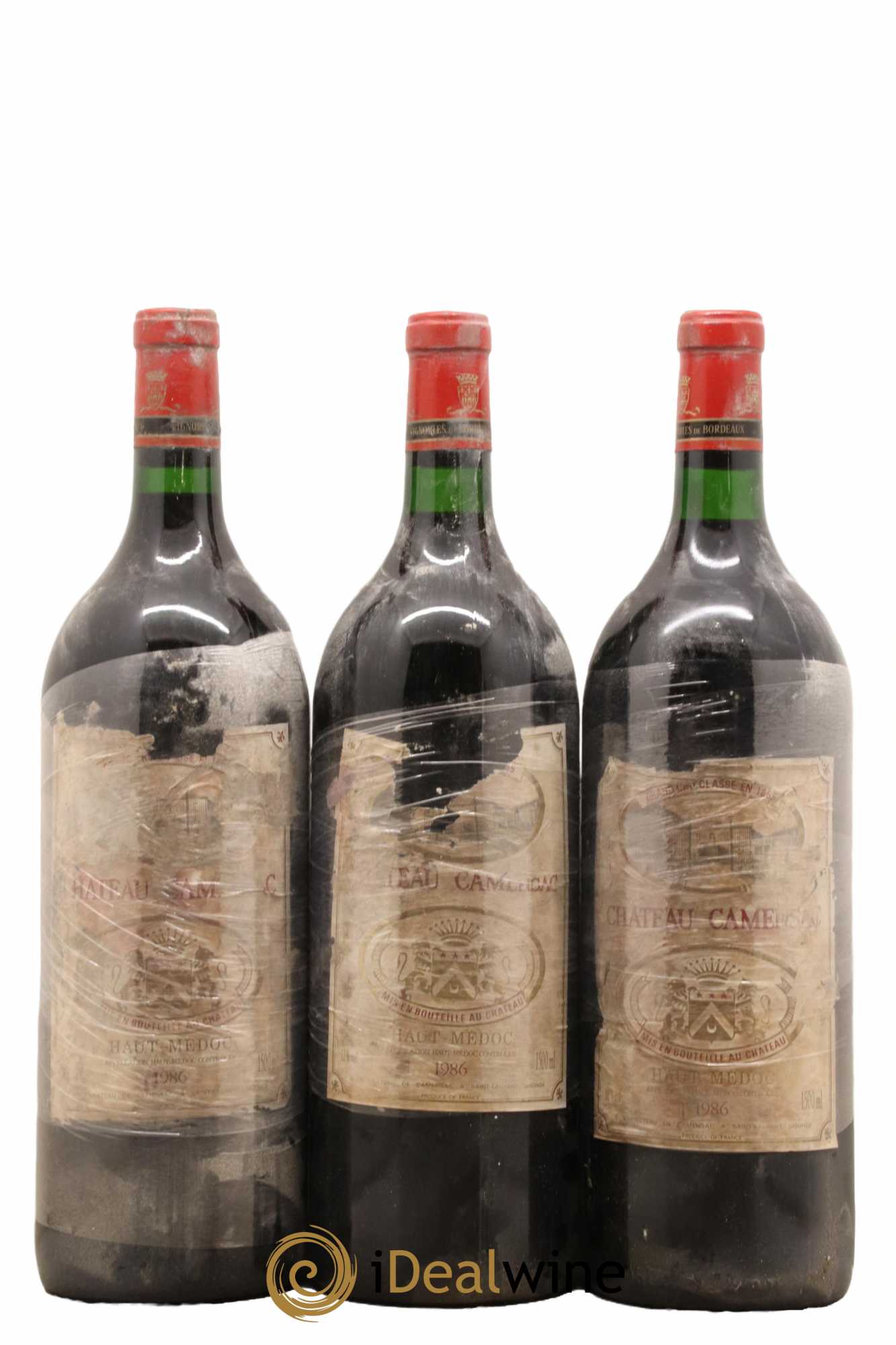 Château Camensac 5ème Grand Cru Classé 1986 - Lot de 3 magnums - 0