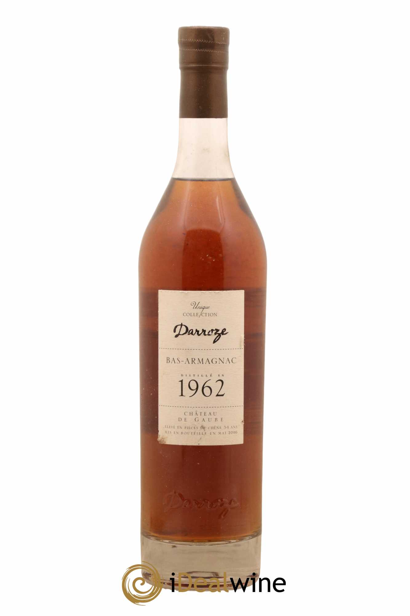 Bas-Armagnac Domaine Darroze Unique Collection 1962 - Posten von 1 Flasche - 0