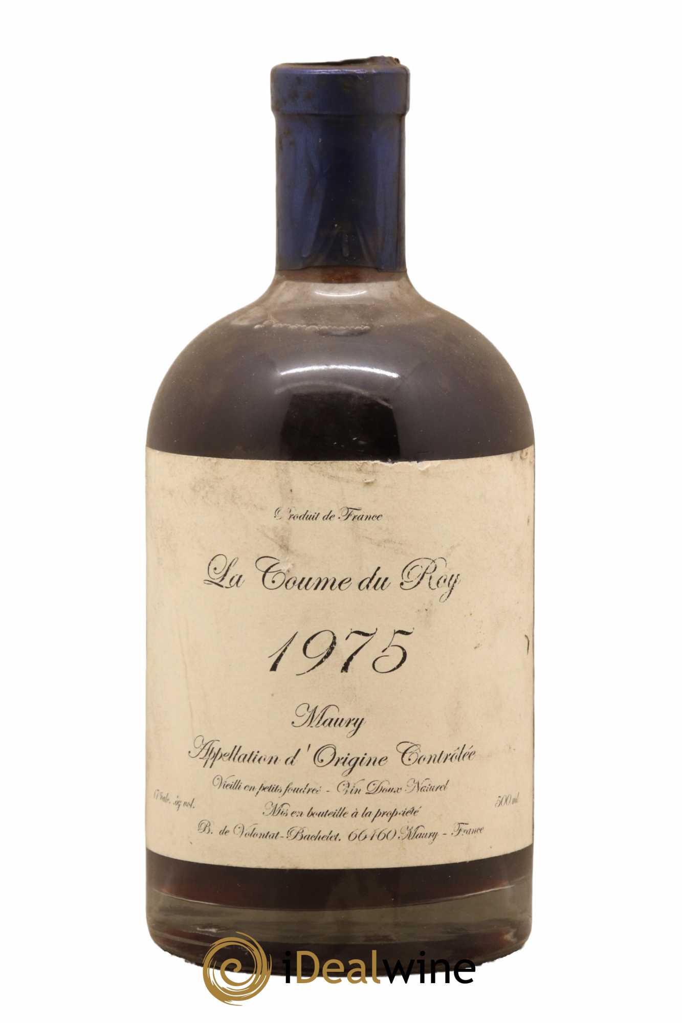 Maury Vin Doux Naturel Vieilli en Petits Foudres Domaine de la Coume du Roy 50Cl 1975 - Posten von 1 Flasche - 0