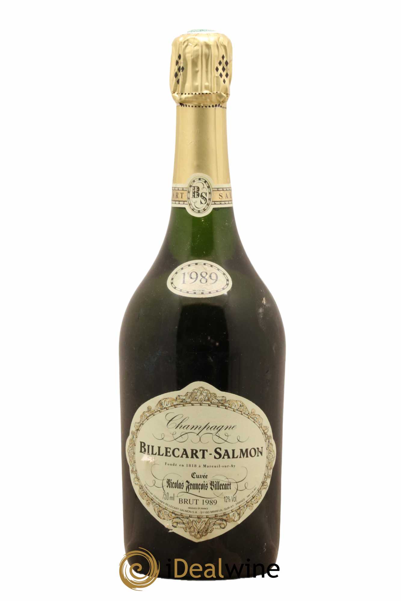 Brut Nicolas François Billecart Billecart-Salmon 1989 - Lot de 1 bouteille - 0
